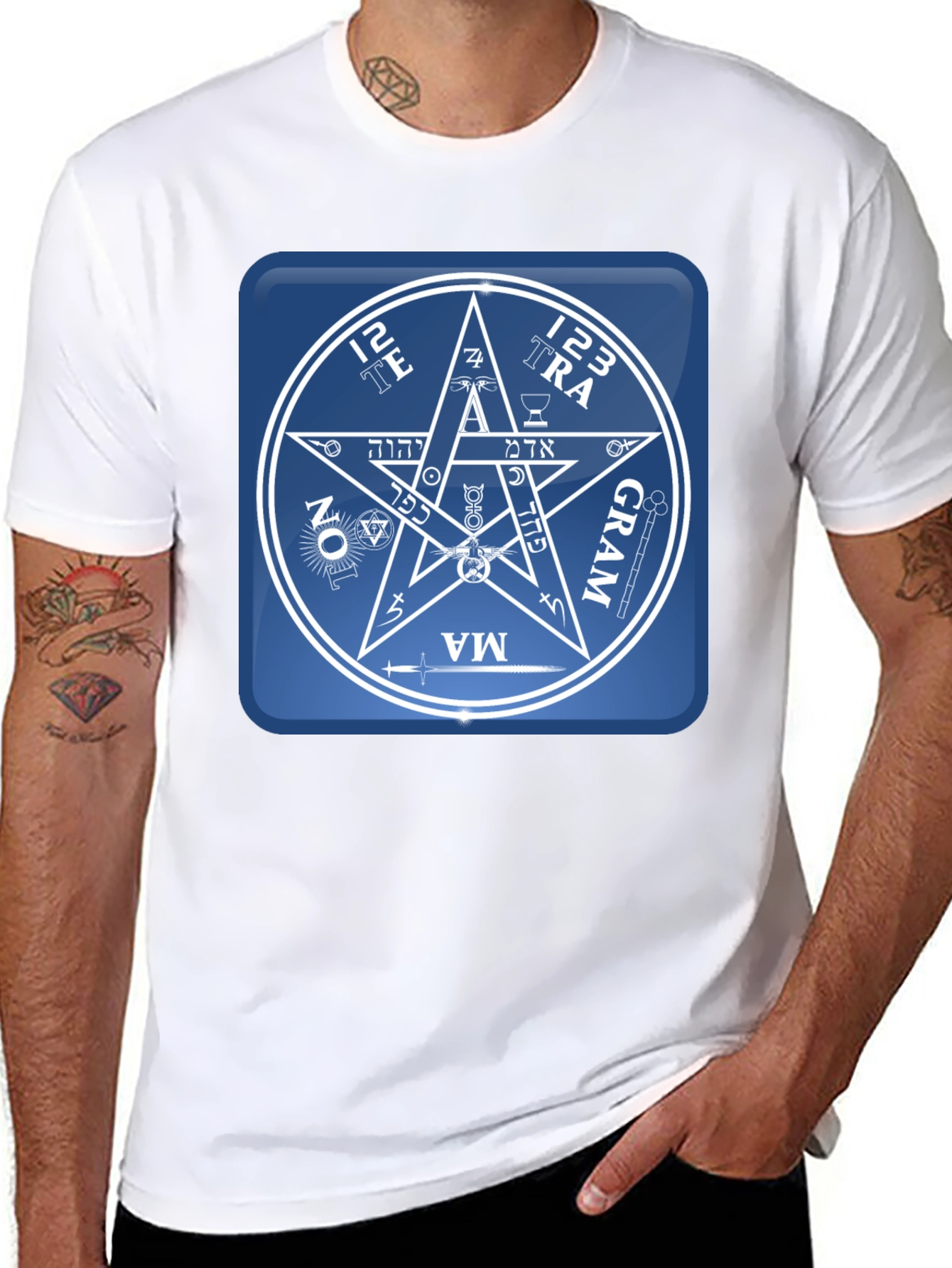 Esoteric Symbol Graphic Tee - Unisex Black T-Shirt