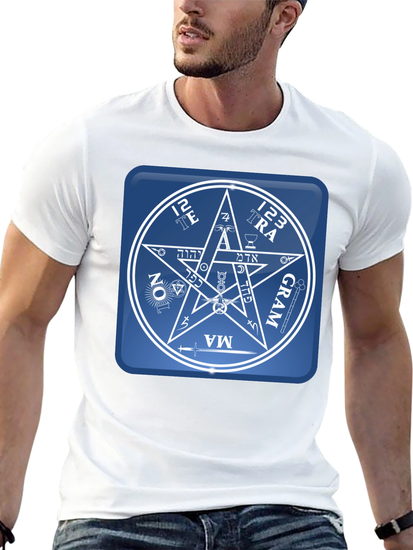 Esoteric Symbol Graphic Tee - Unisex Black T-Shirt