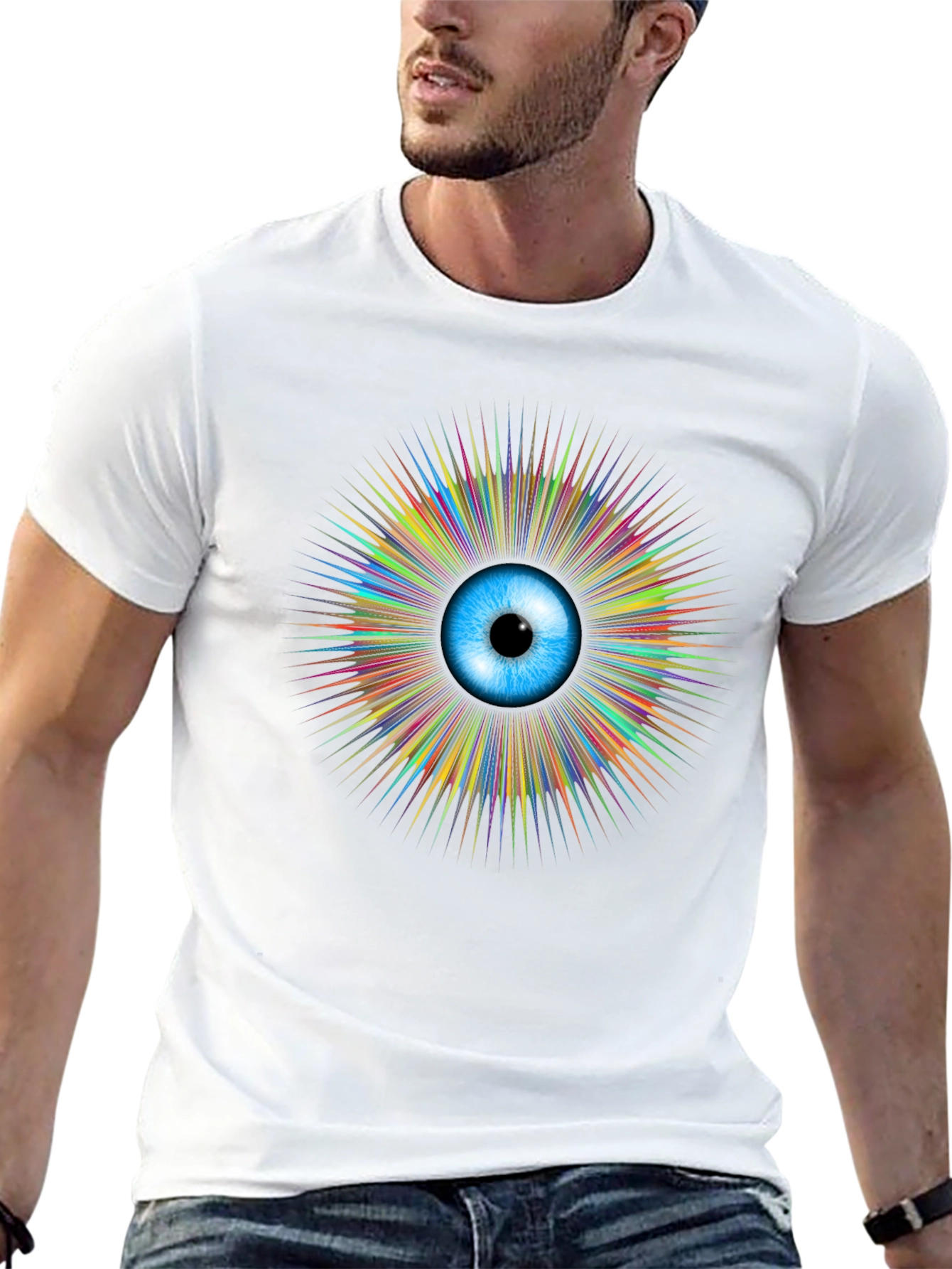 Eye See You Graphic T-Shirt - Mens Black Tee