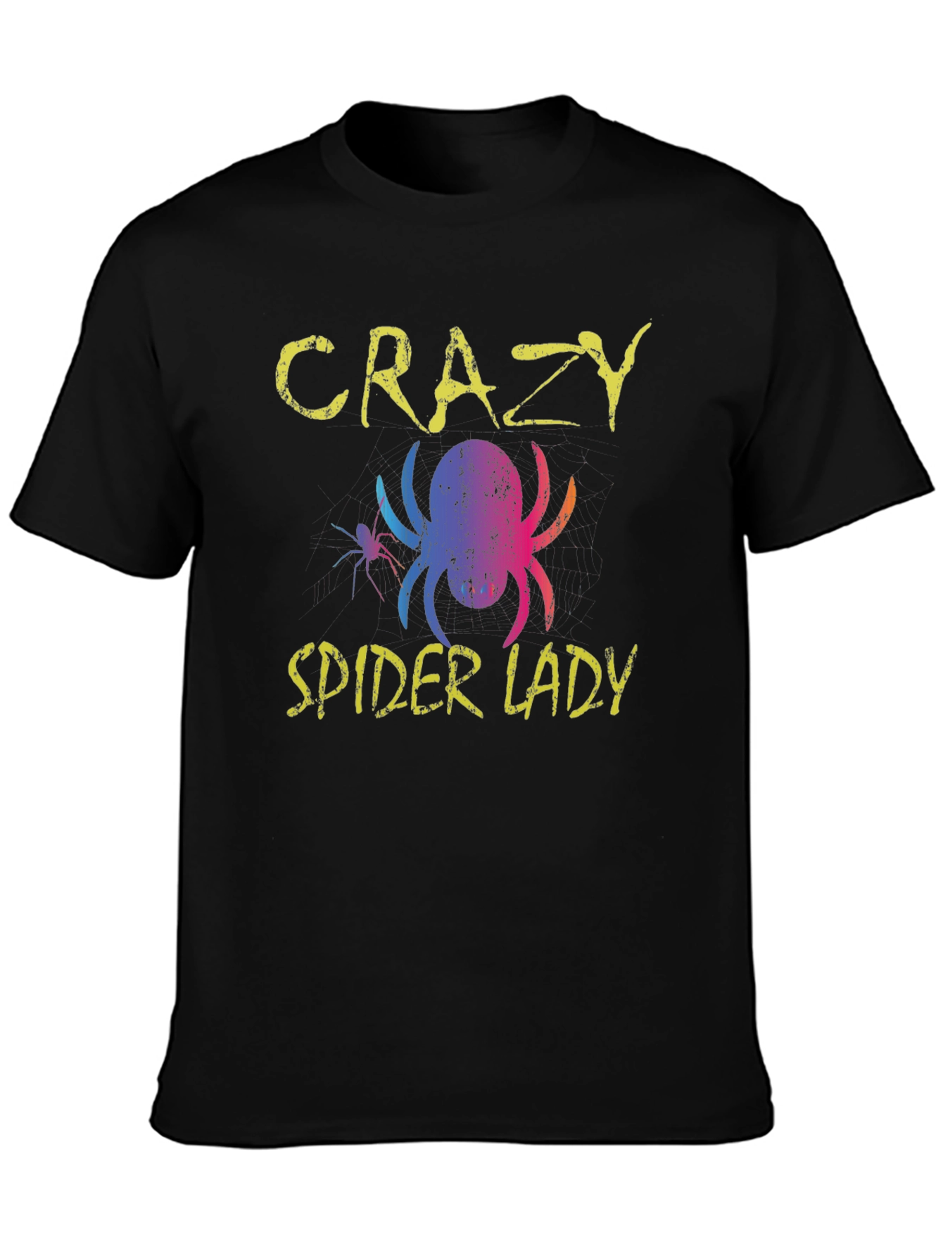 Crazy Spider Lady Graphic Tee