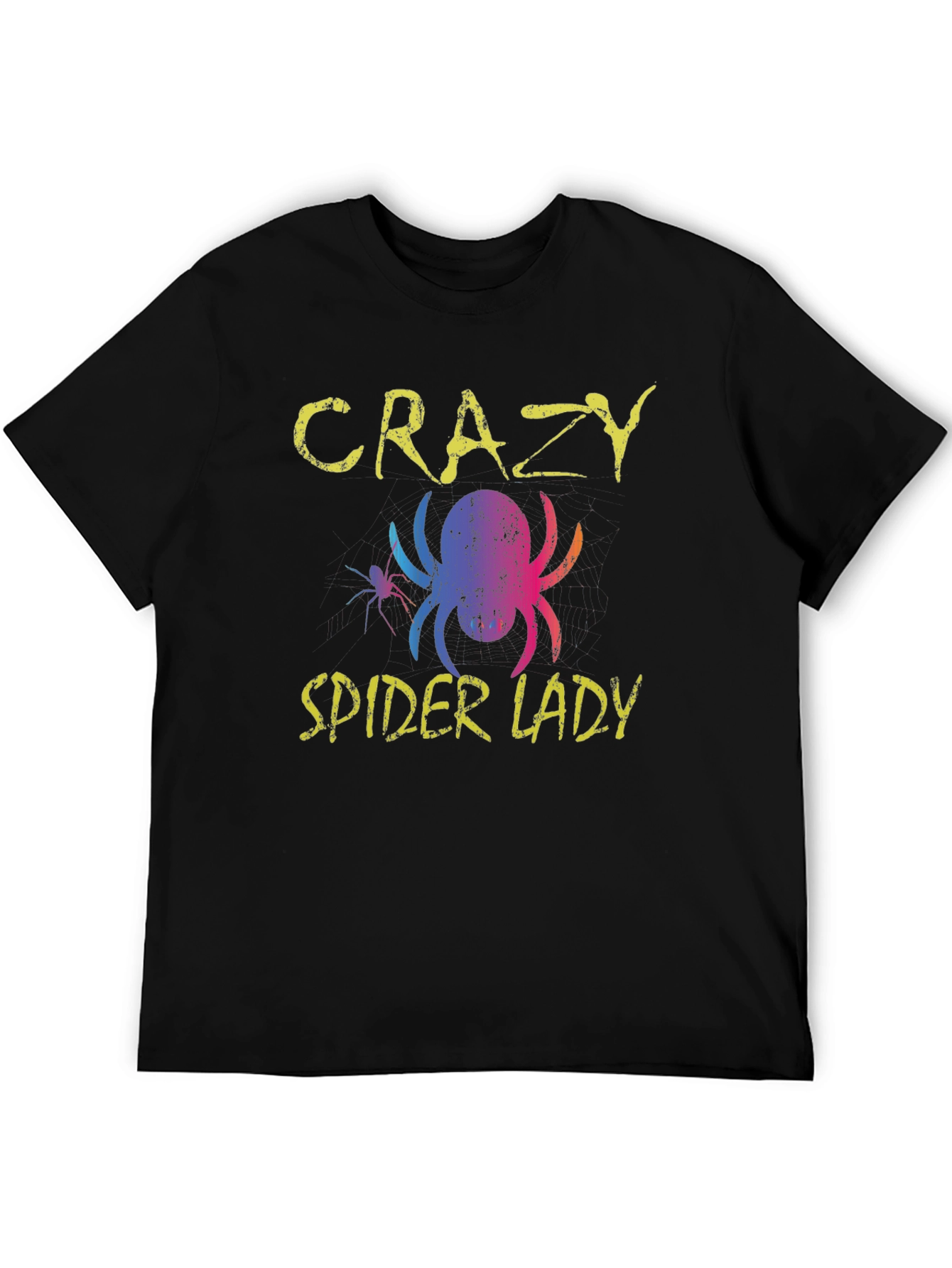 Crazy Spider Lady Graphic Tee