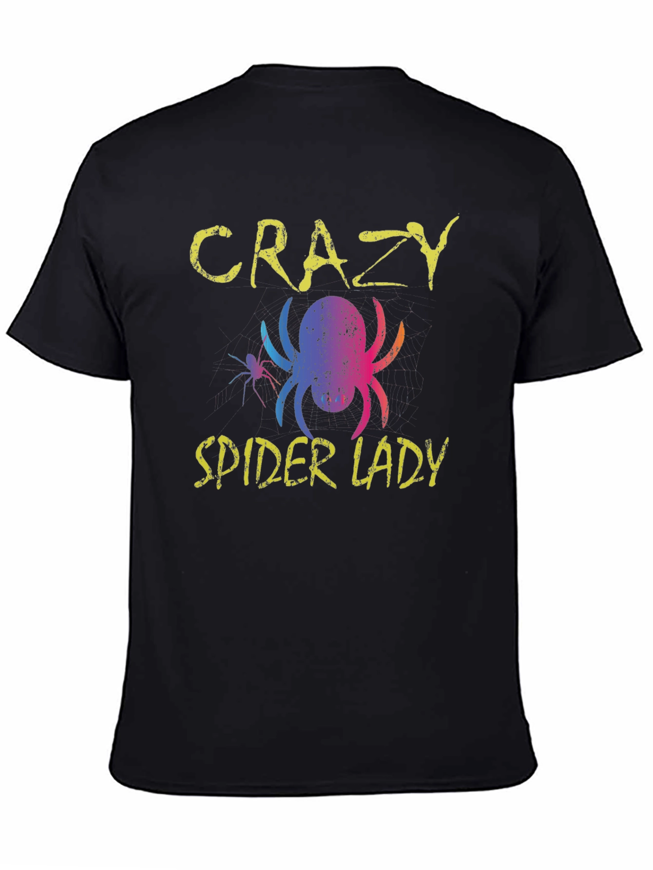 Crazy Spider Lady Graphic Tee