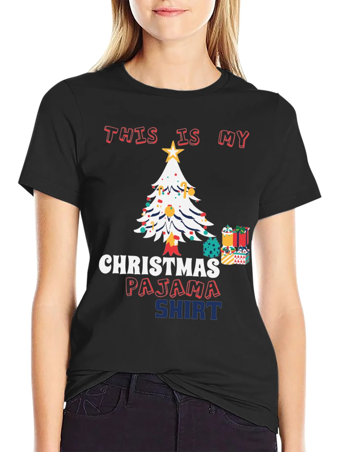 Christmas Pajama Shirt - Holiday Tee