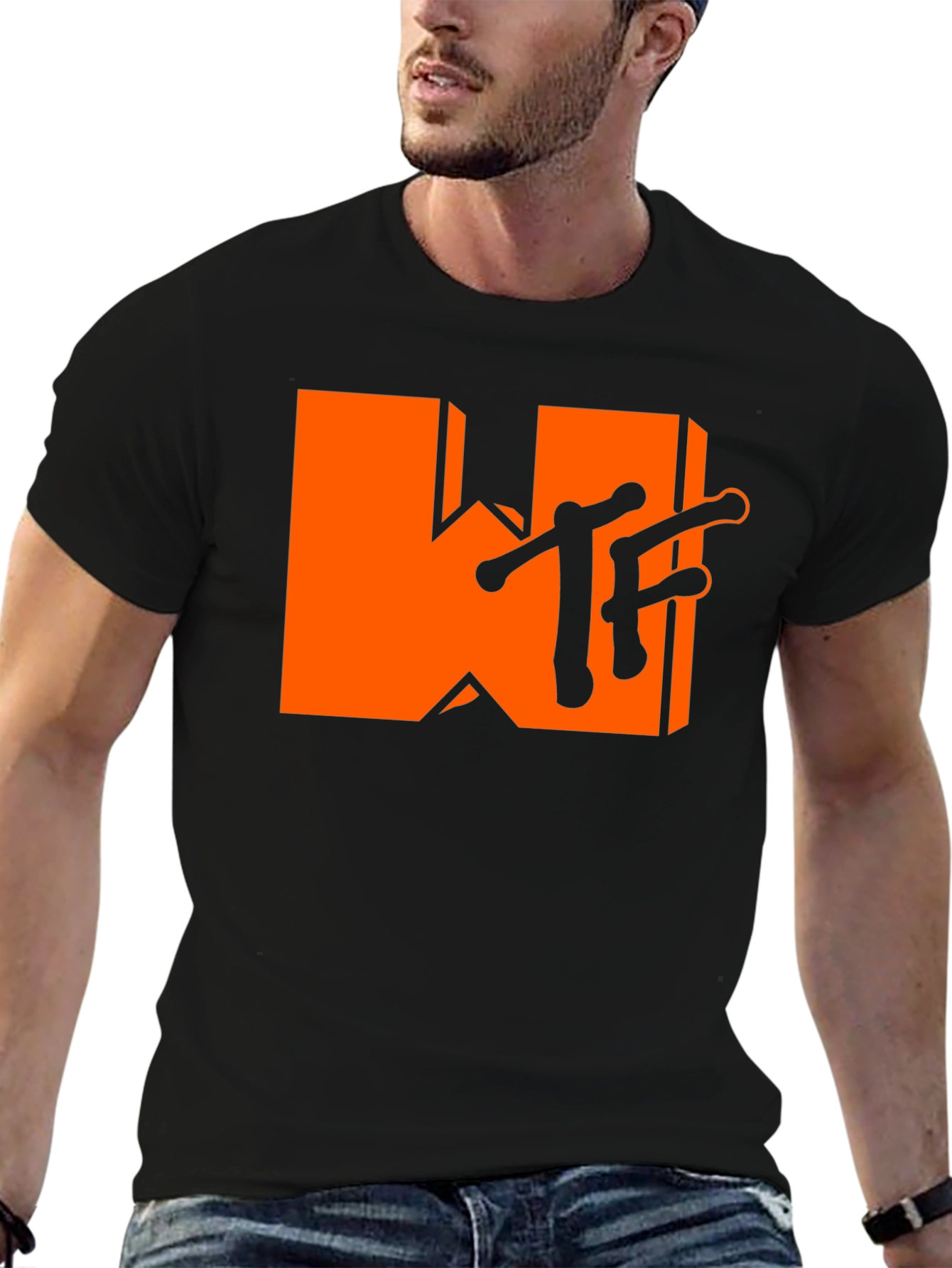 WTF Graphic Tee - Black T-Shirt
