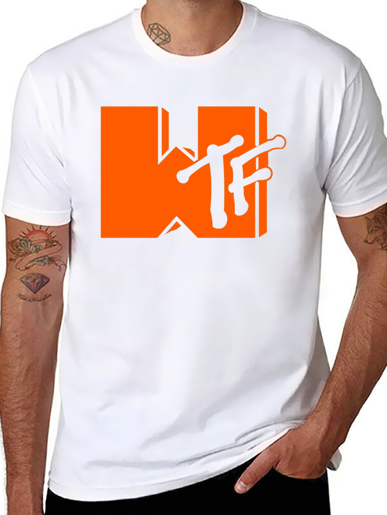 WTF Graphic Tee - Black T-Shirt