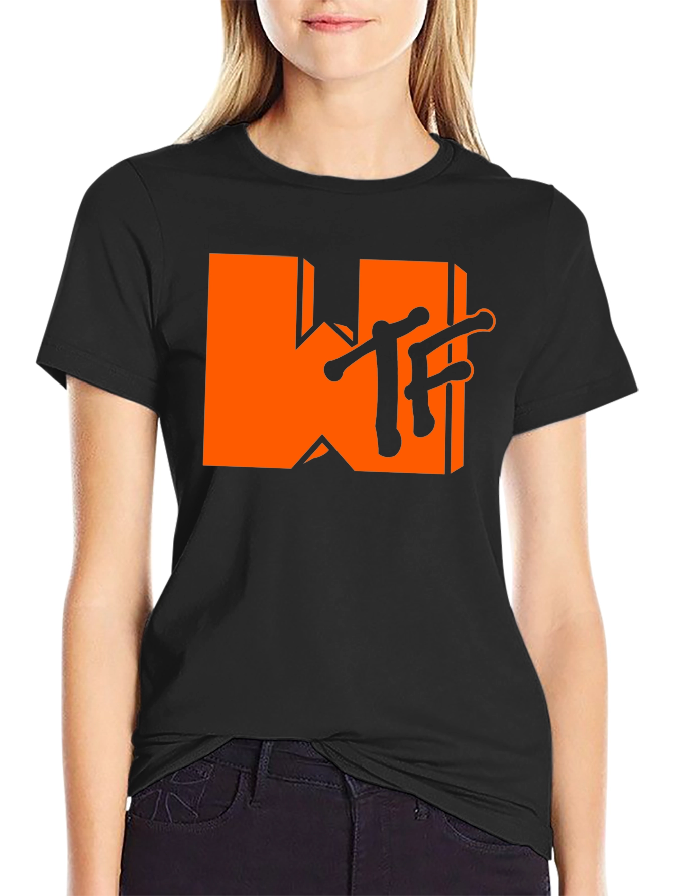 WTF Graphic Tee - Black T-Shirt