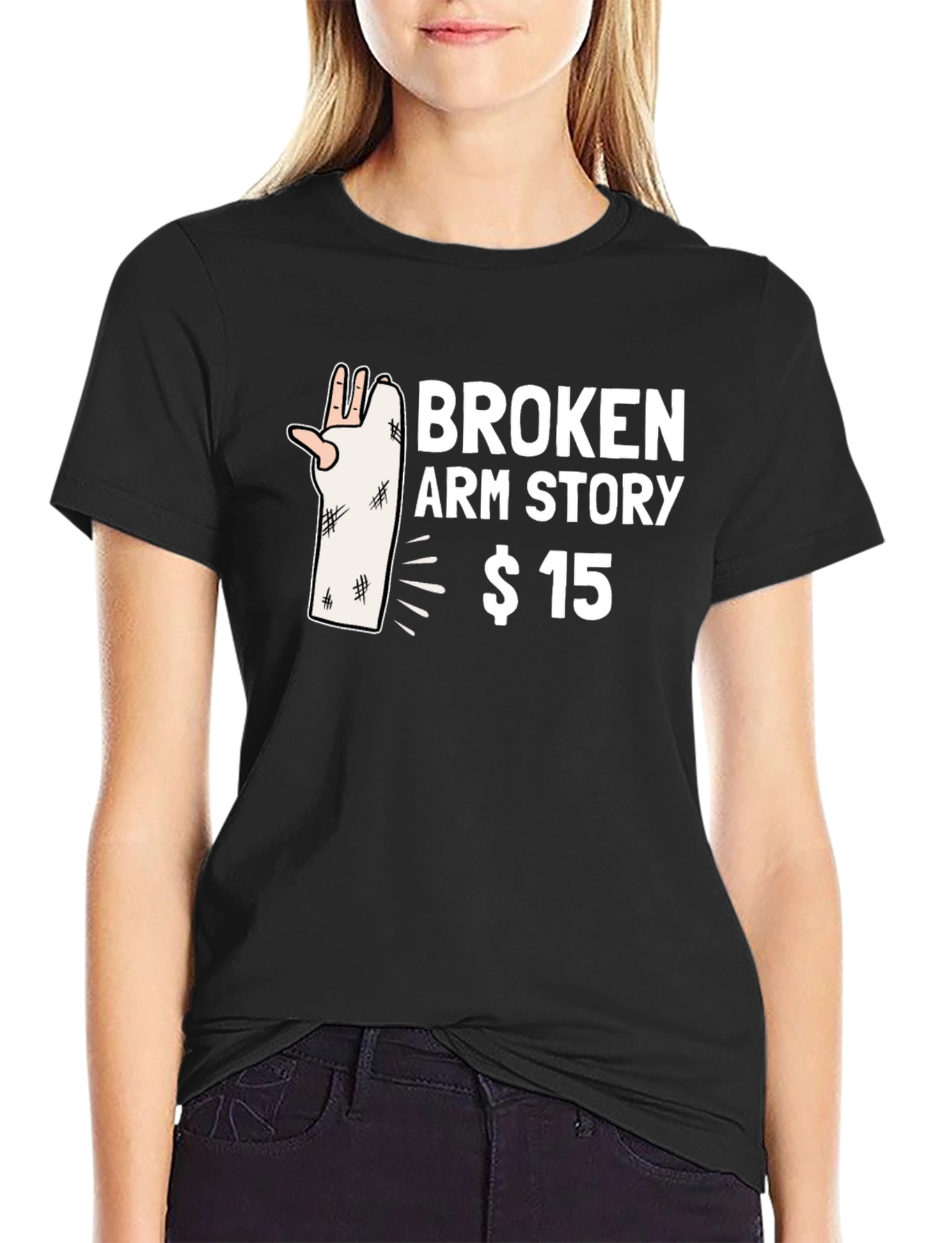 Broken Arm Story T-Shirt - $15