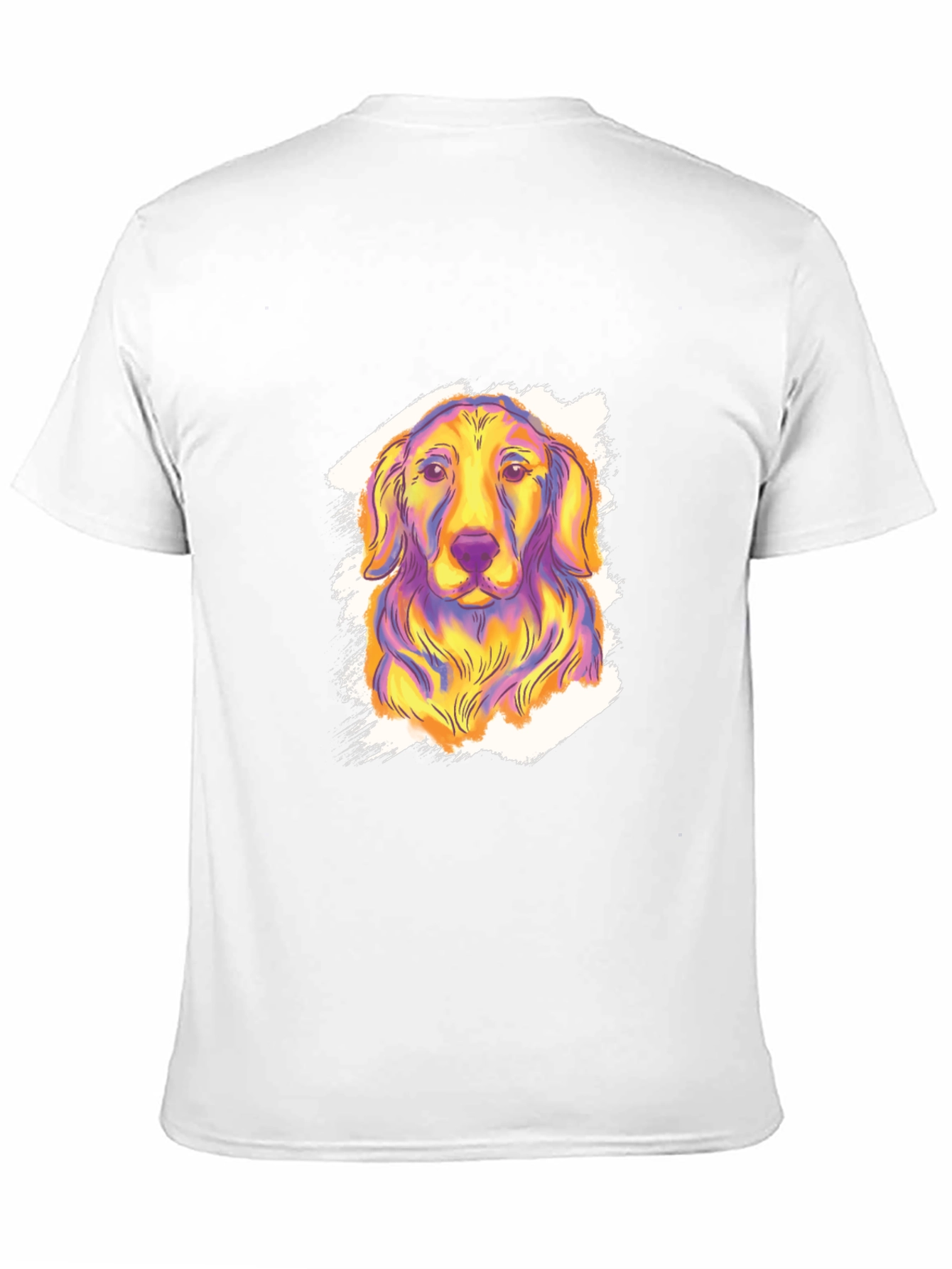 Dog Graphic Print Tee - Funky Canine Style!