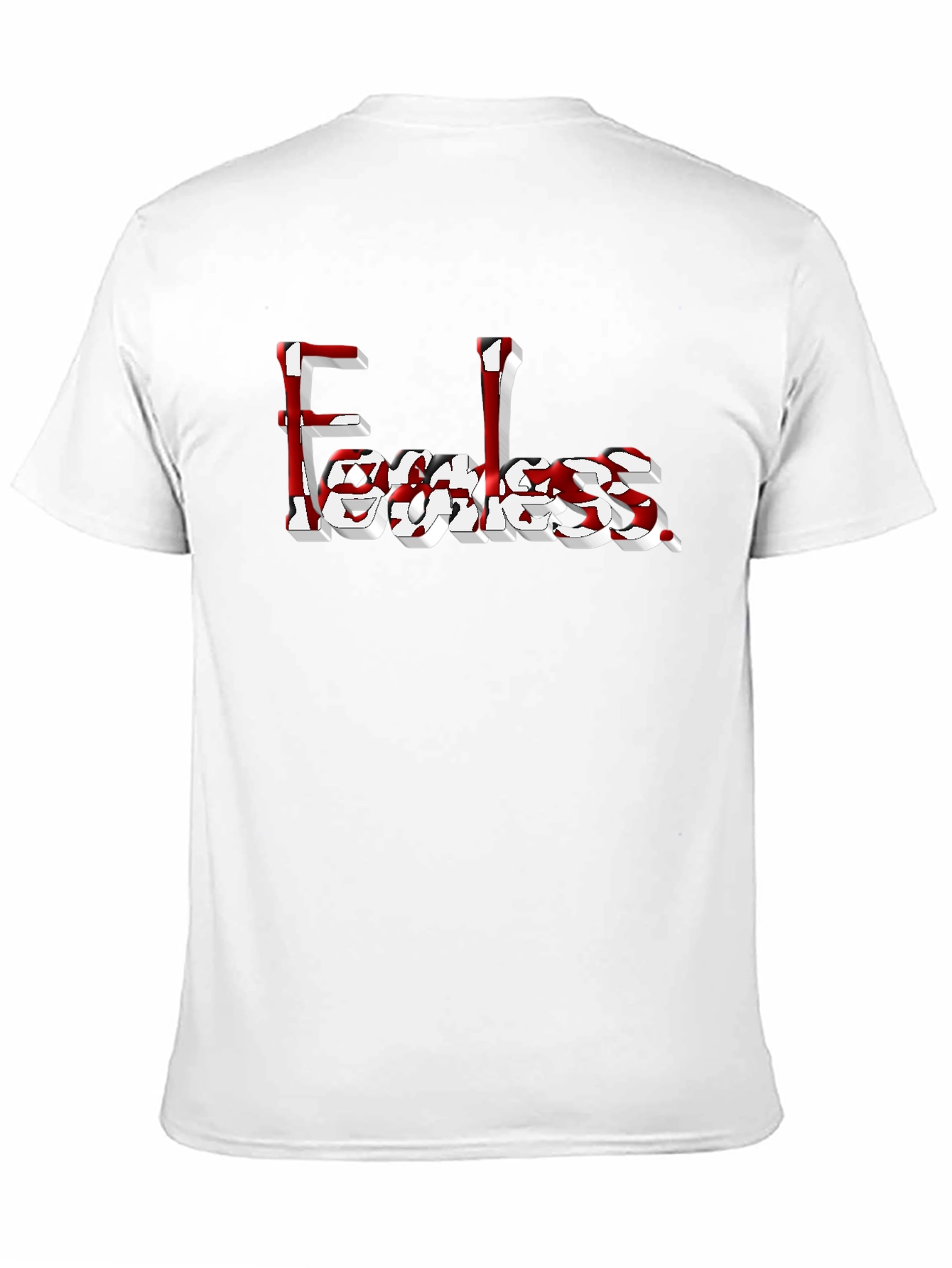 Fearless Graphic Tee - Black Cotton Casual Wear