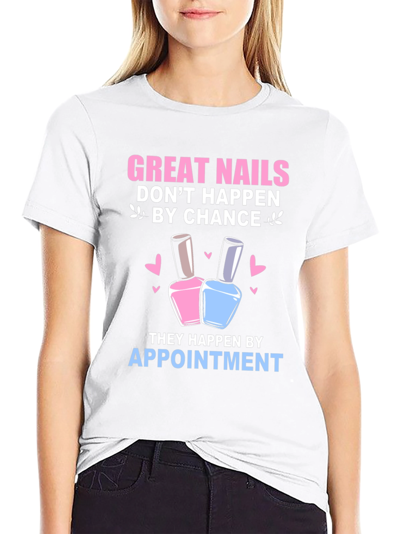 Great Nails Appointment T-Shirt - Black