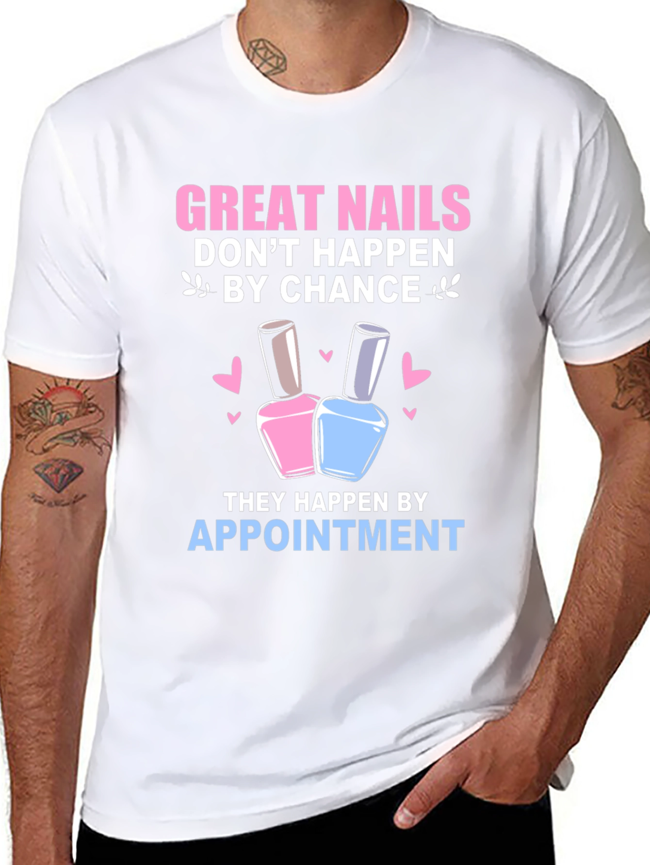 Great Nails Appointment T-Shirt - Black