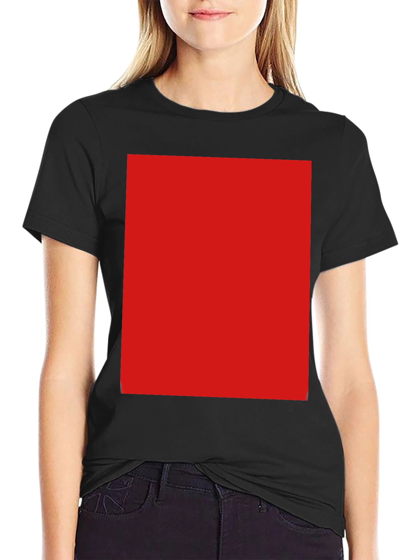 Black Short Sleeve Crew Neck T-Shirt