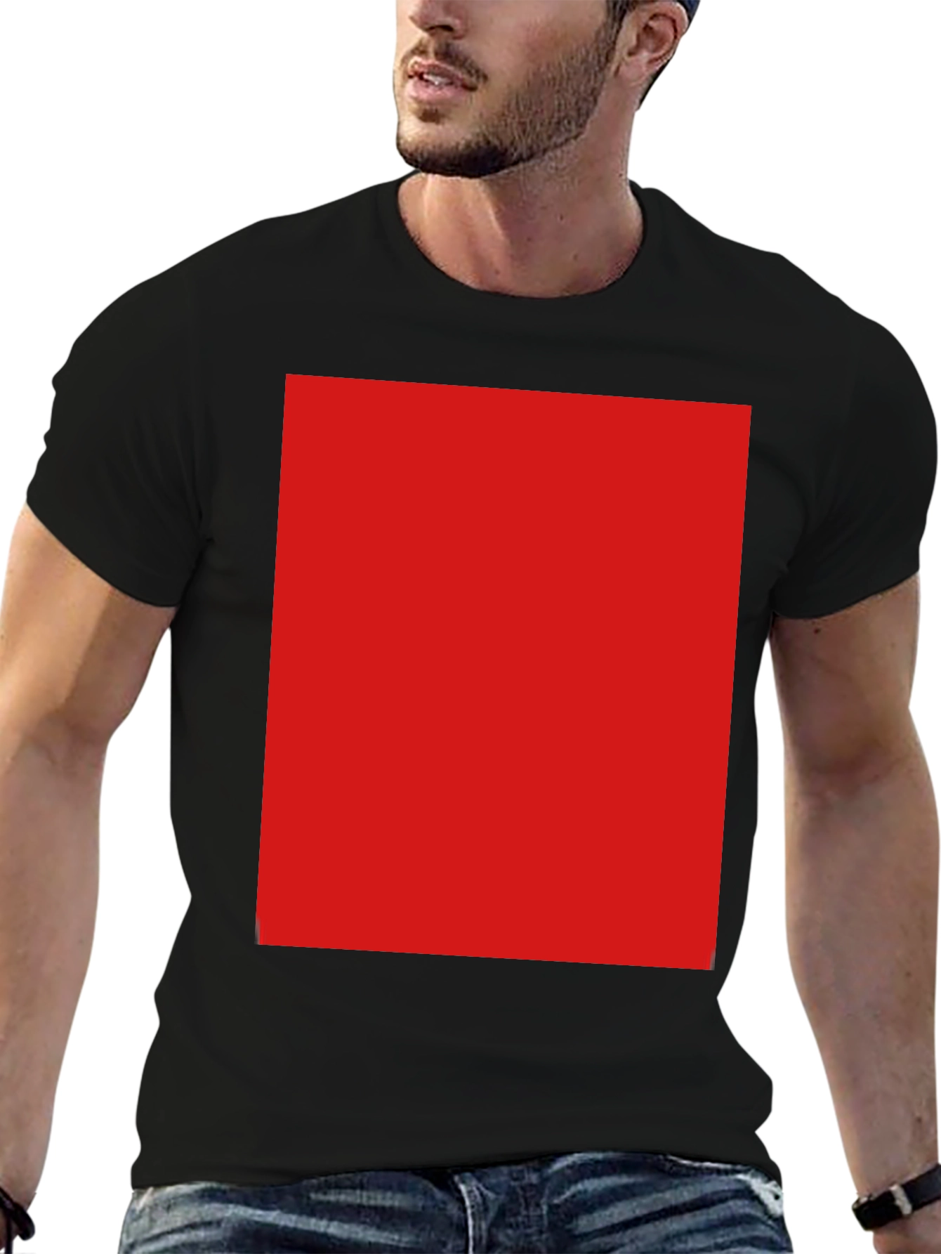 Black Short Sleeve Crew Neck T-Shirt