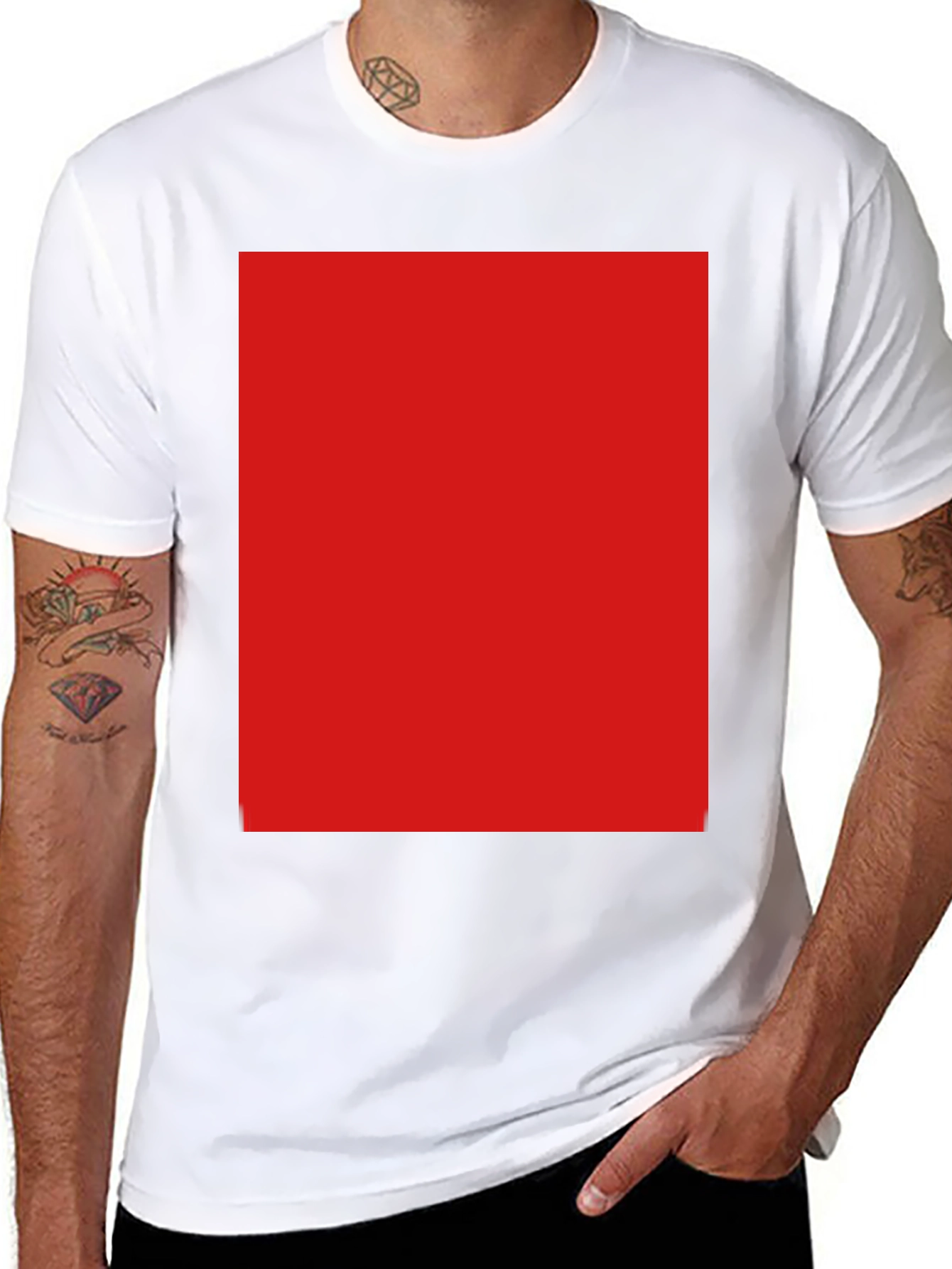 Black Short Sleeve Crew Neck T-Shirt