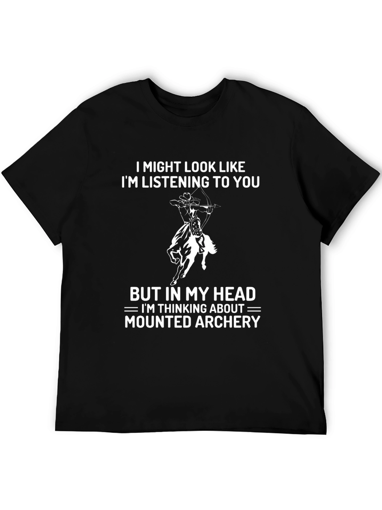 Mounted Archery Humor T-Shirt