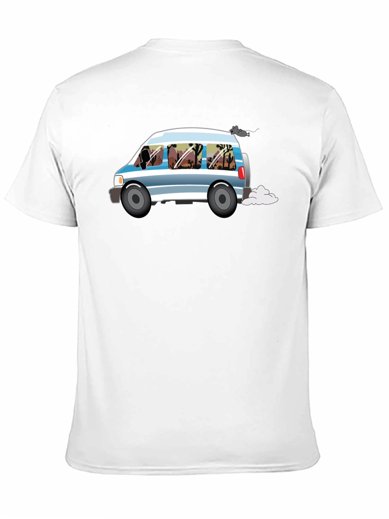 Retro Van Desert Scene Graphic Tee