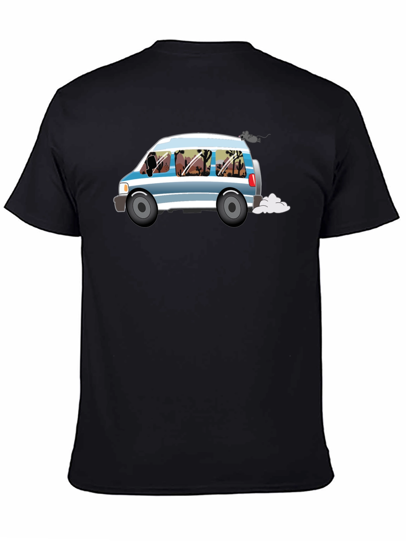 Retro Van Desert Scene Graphic Tee