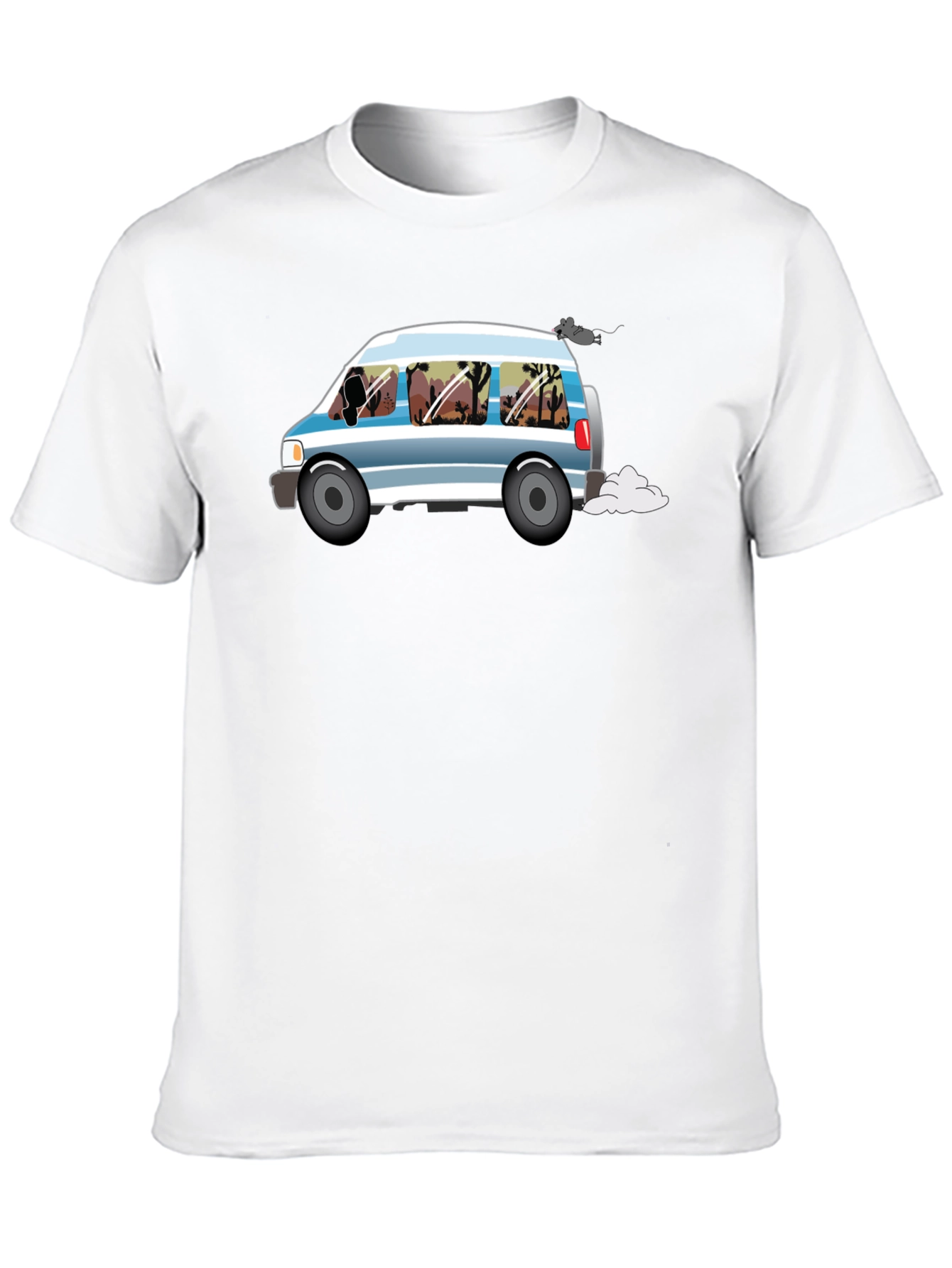 Retro Van Desert Scene Graphic Tee
