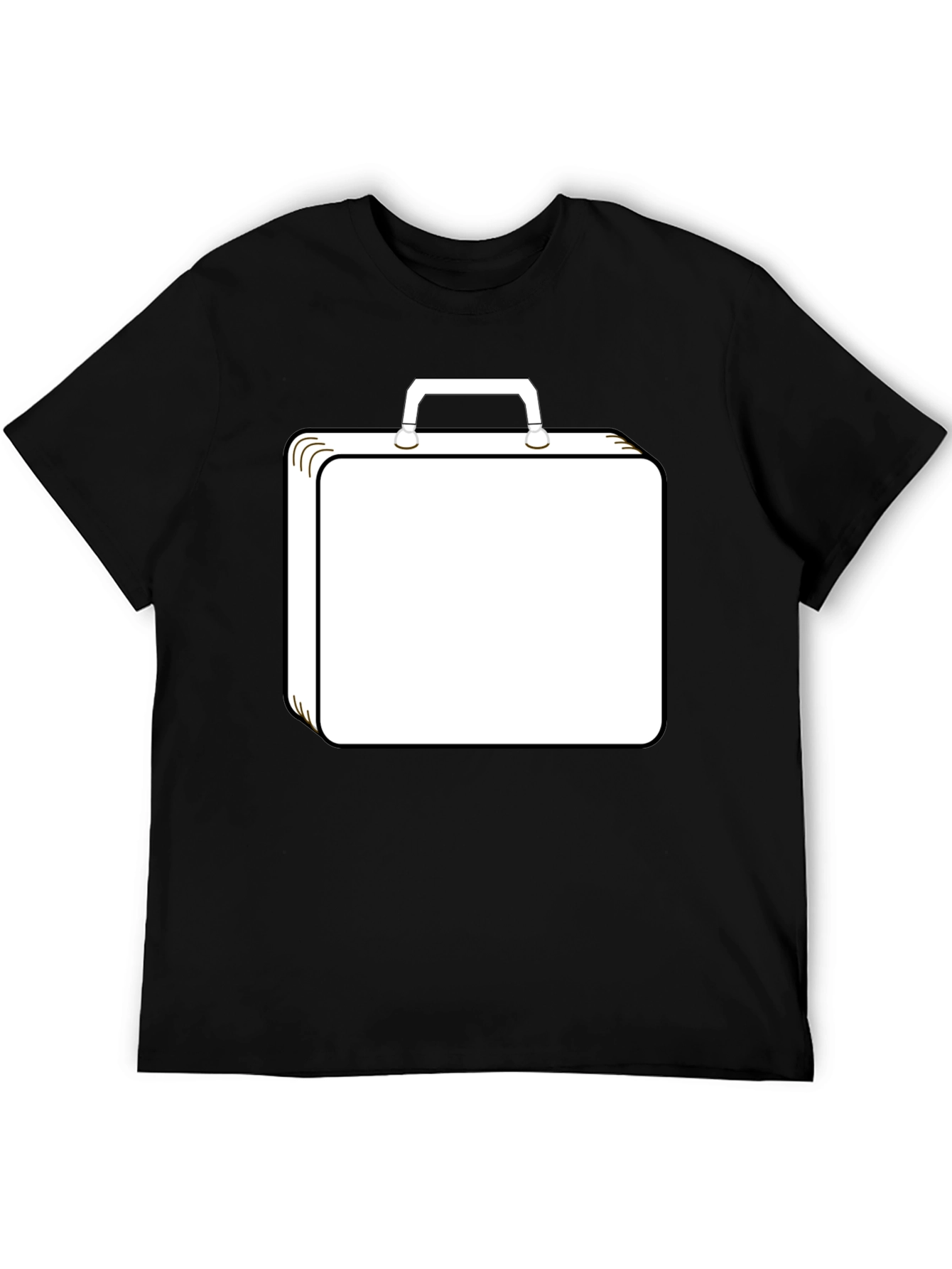 Briefcase Graphic T-Shirt - Black Casual Tee