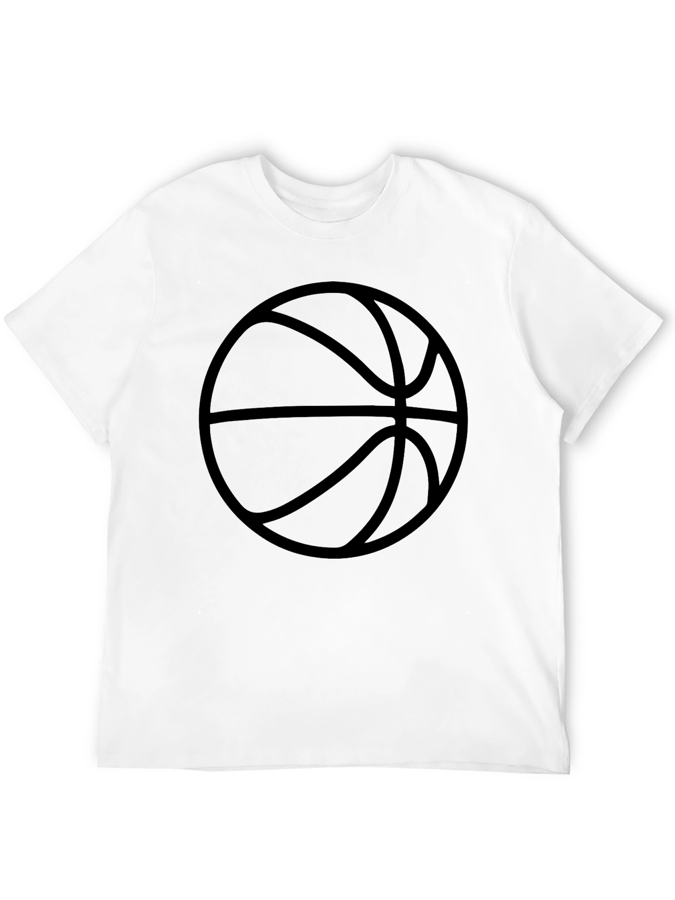 Basketball Graphic Black T-Shirt