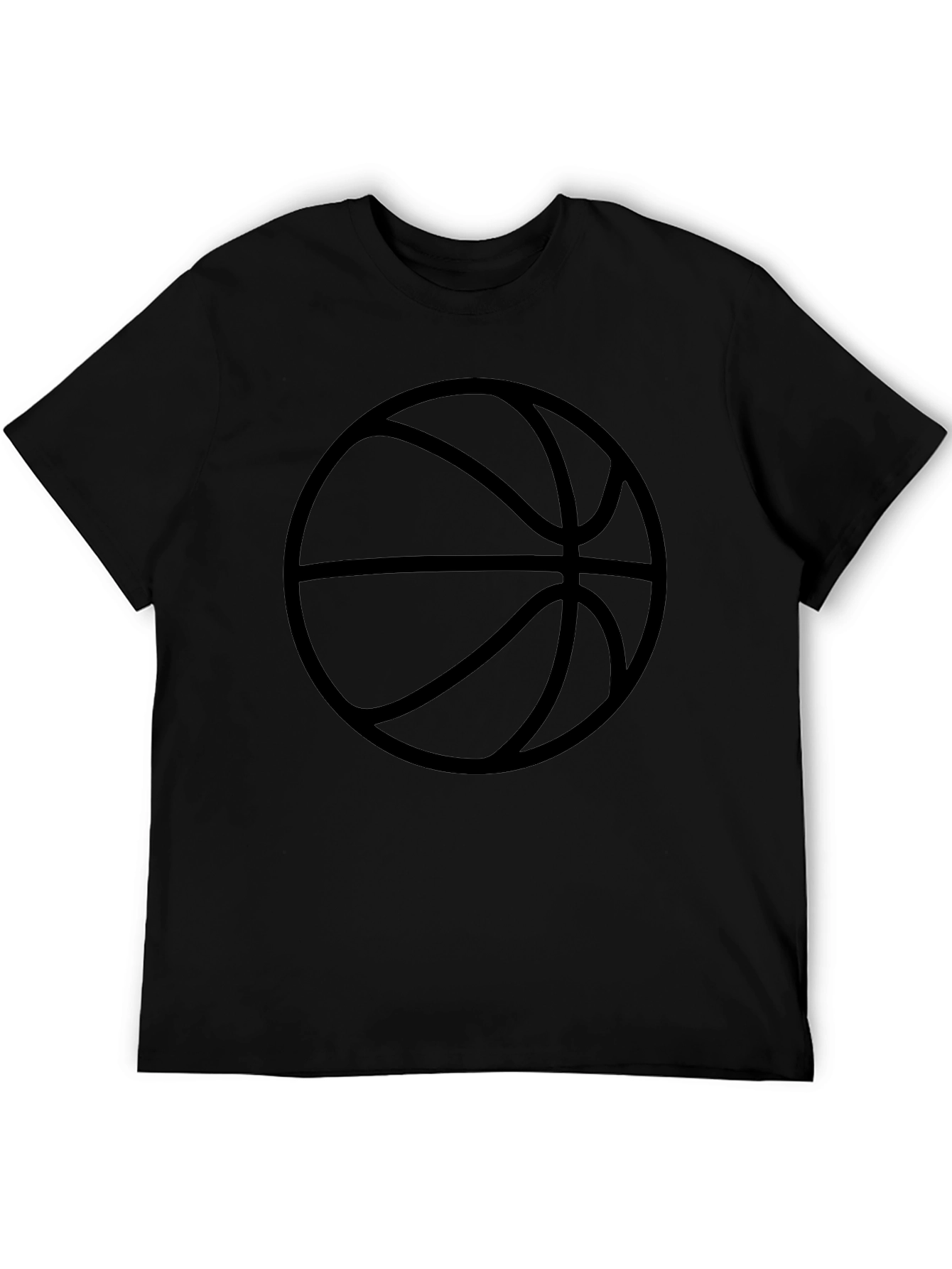 Basketball Graphic Black T-Shirt