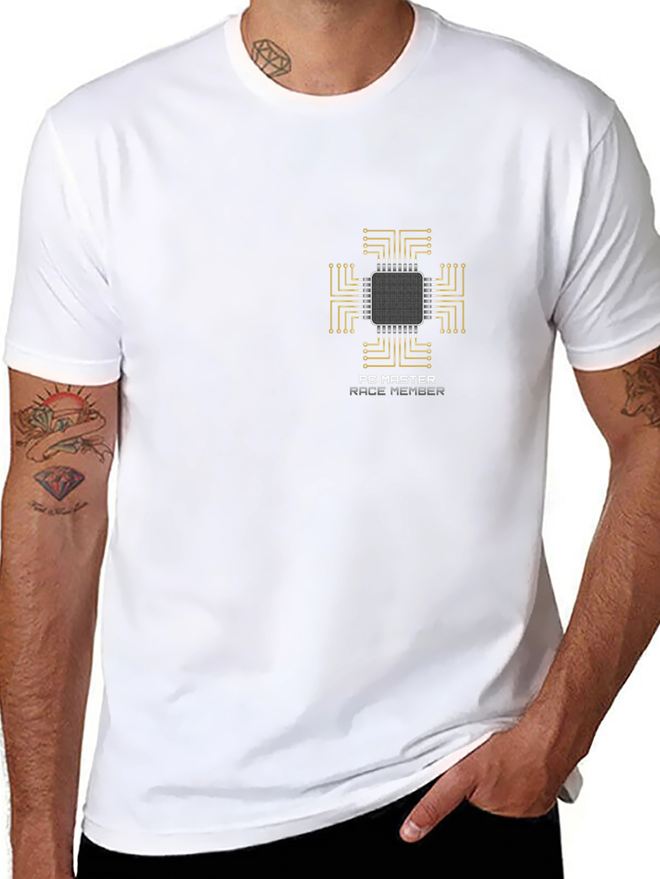 PC Master Race Member T-Shirt - Black Cotton Tee