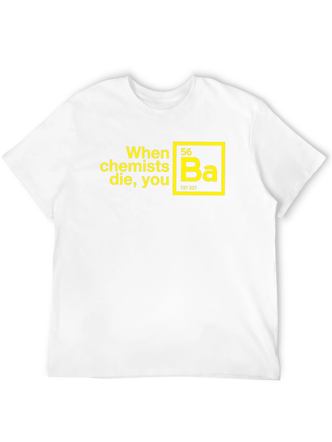 When Chemists Die Funny Black T-Shirt