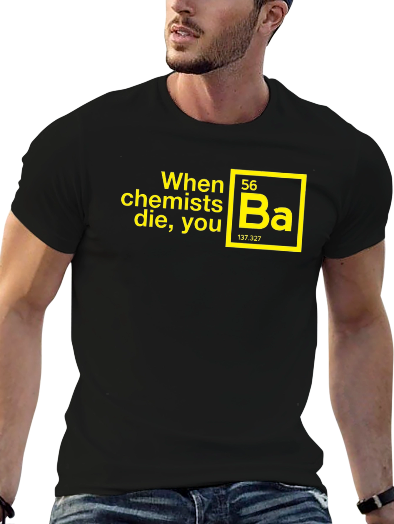 When Chemists Die Funny Black T-Shirt