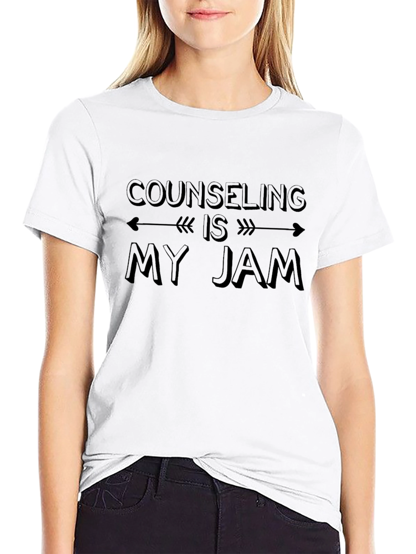 Counseling Is My Jam Black T-Shirt
