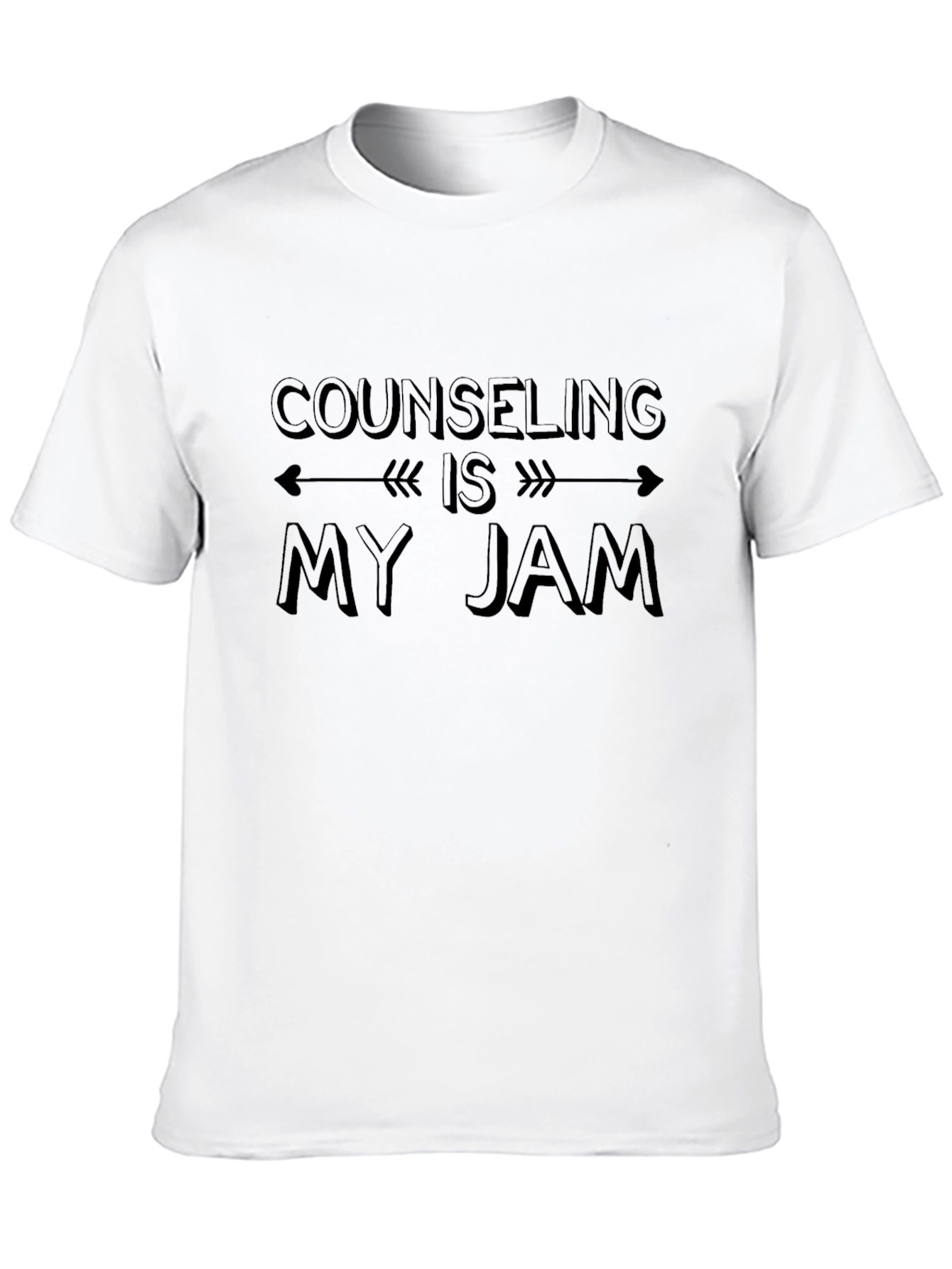 Counseling Is My Jam Black T-Shirt