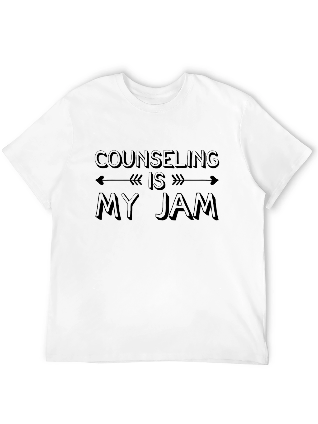 Counseling Is My Jam Black T-Shirt