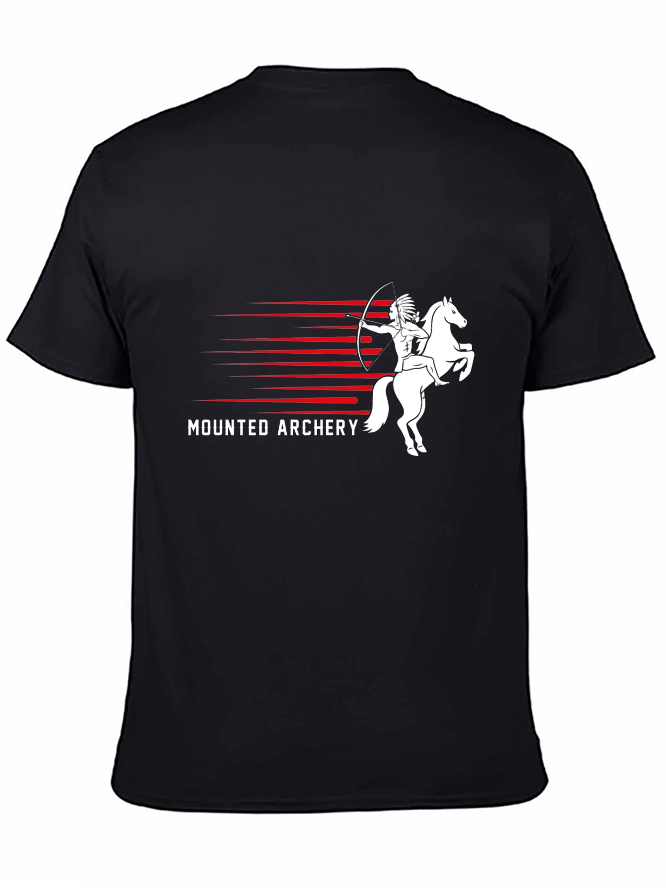 Mounted Archery T-Shirt - Black Cotton Tee