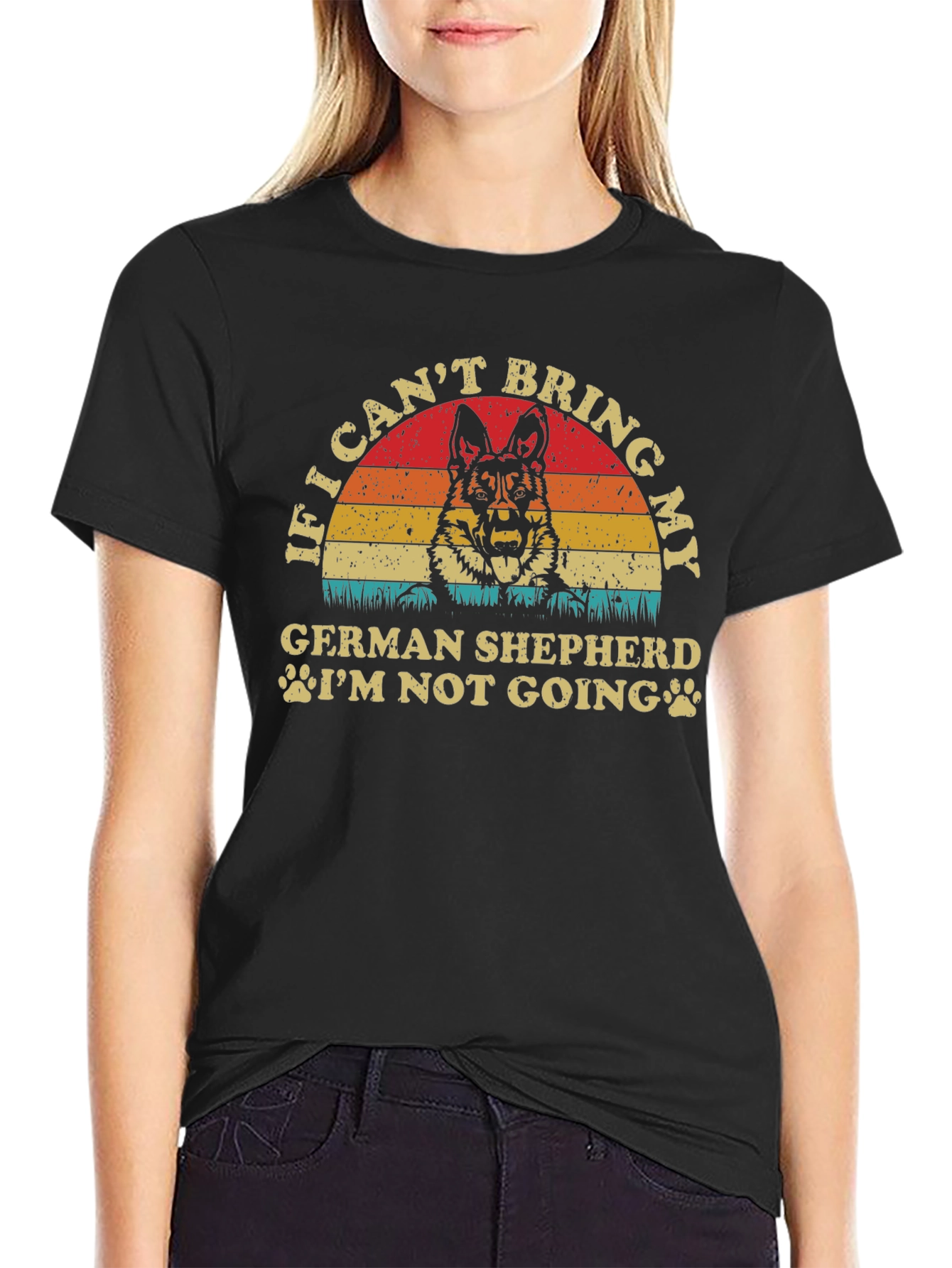 German Shepherd Graphic Tee - Dog Lover T-Shirt
