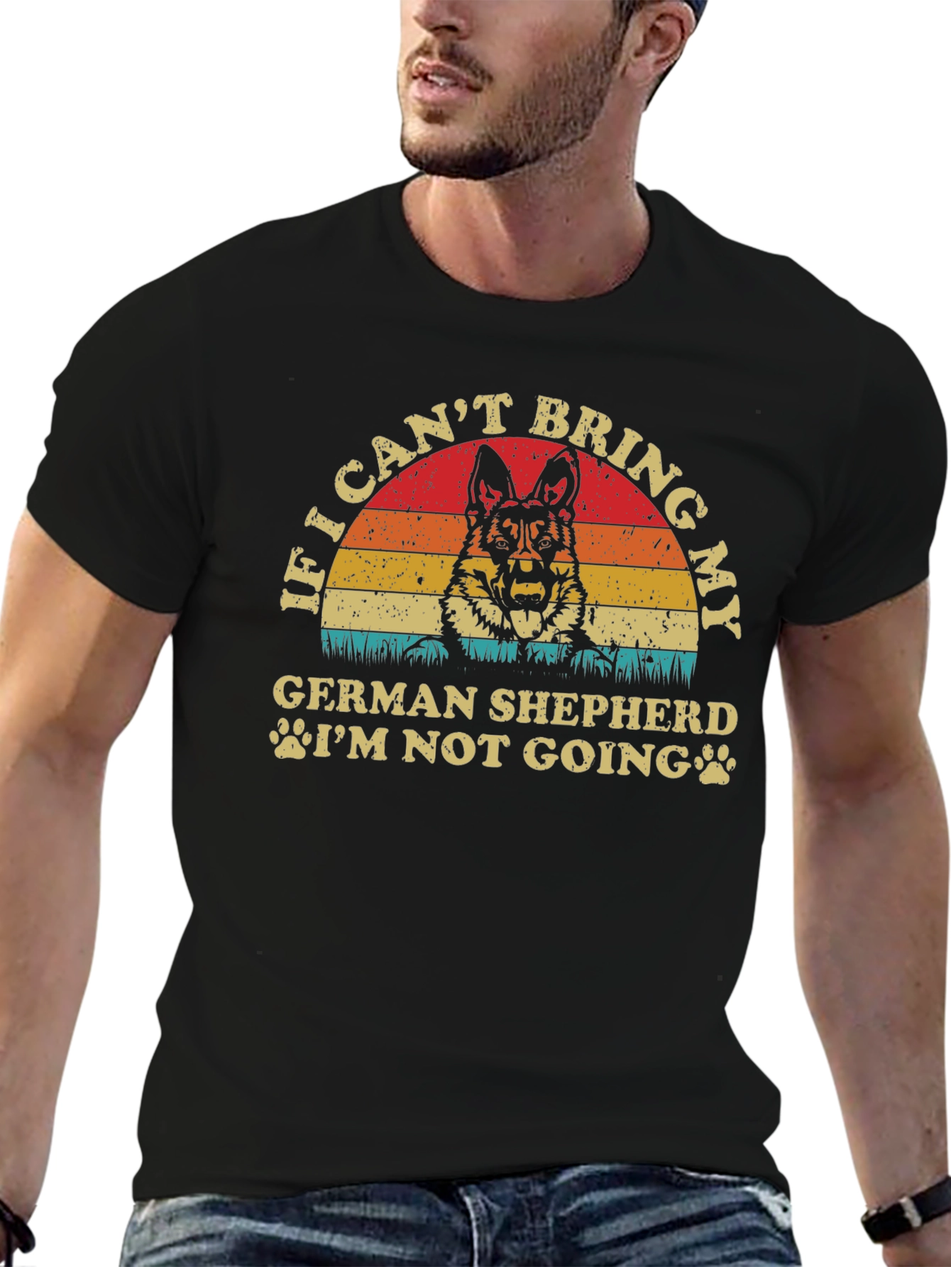 German Shepherd Graphic Tee - Dog Lover T-Shirt