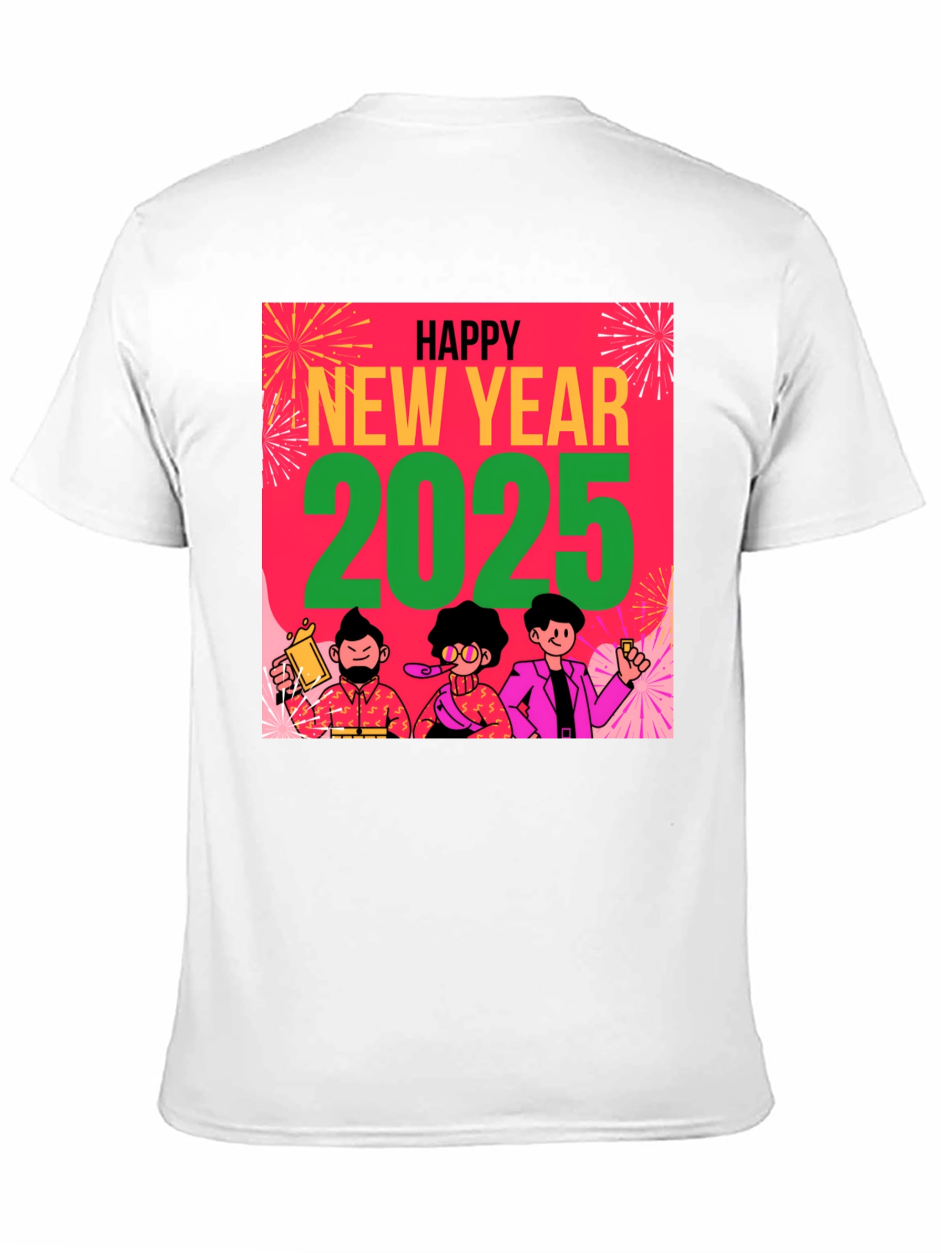 Happy New Year 2025 Graphic Tee
