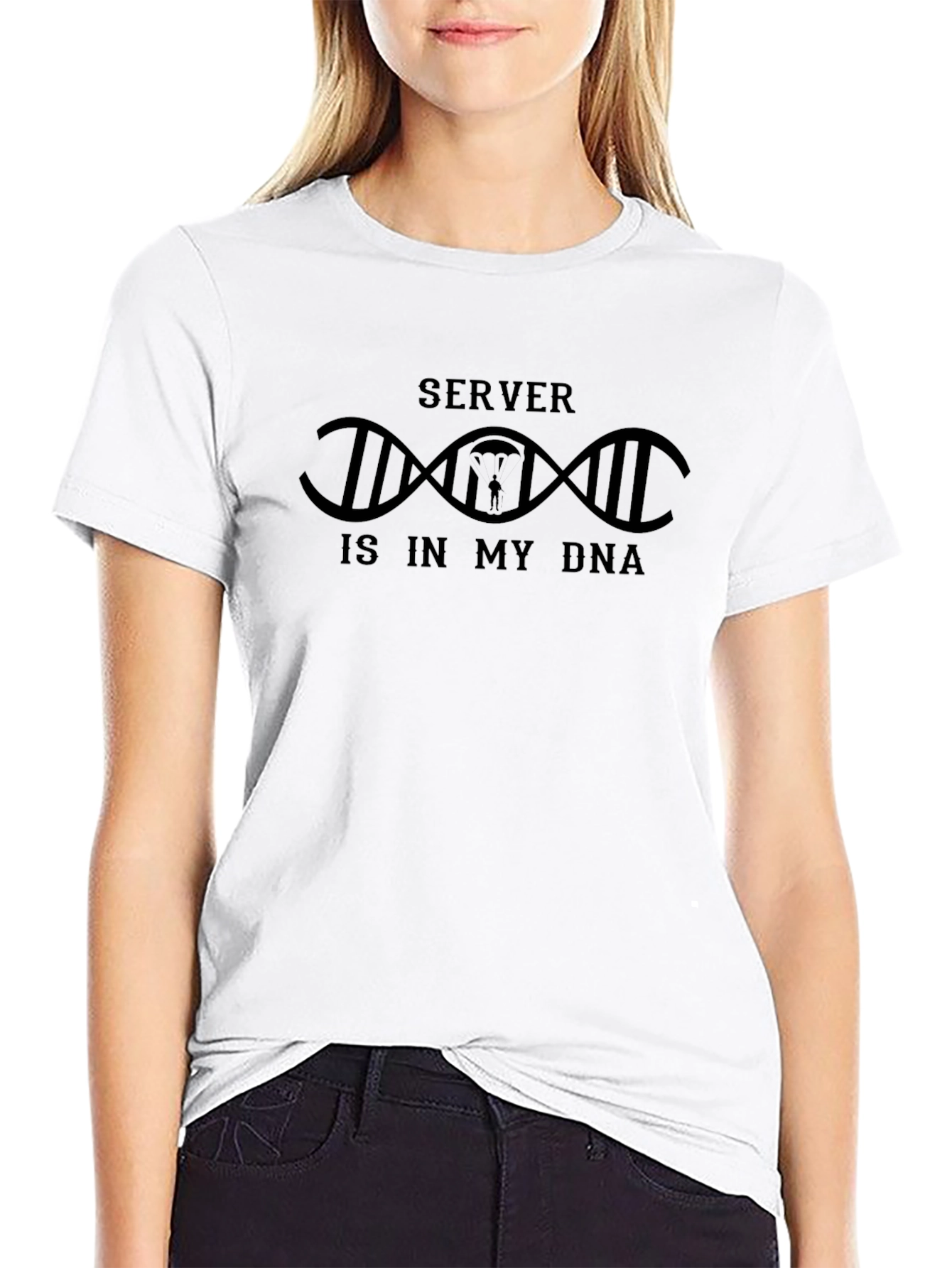 Server Is In My DNA Graphic T-Shirt