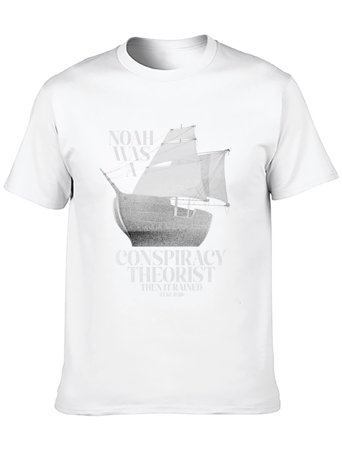 Noah Conspiracy Theorist Black T-Shirt