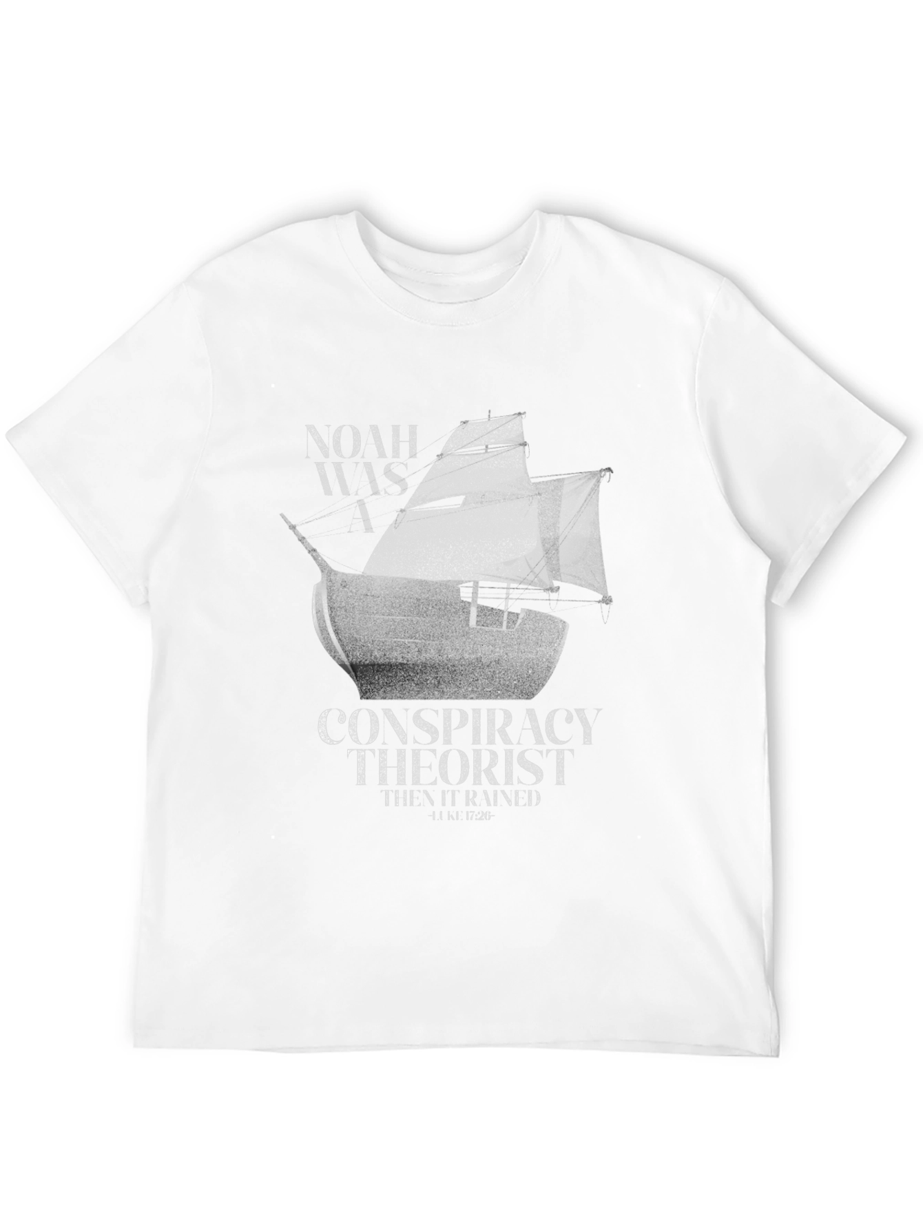 Noah Conspiracy Theorist Black T-Shirt