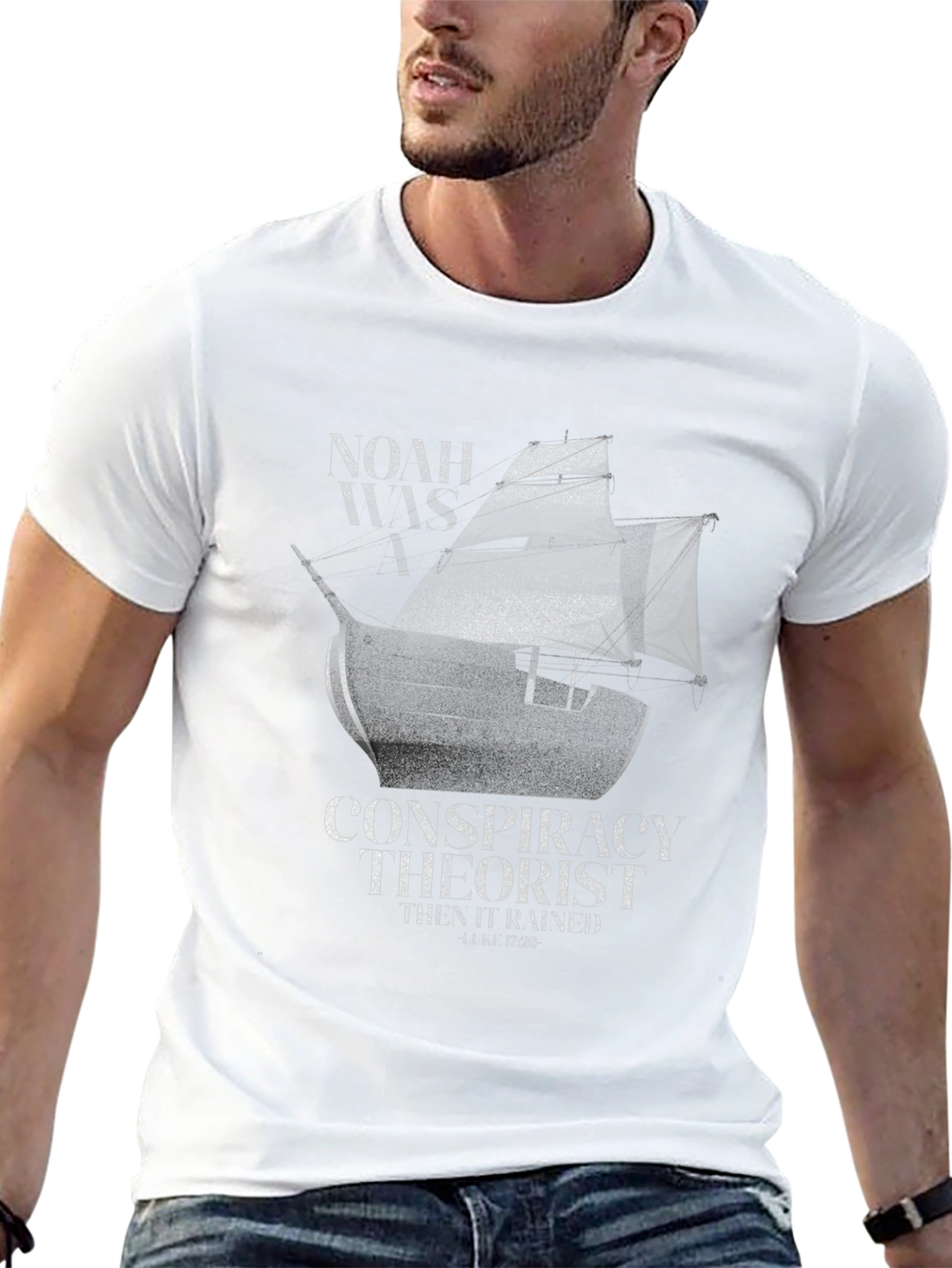 Noah Conspiracy Theorist Black T-Shirt