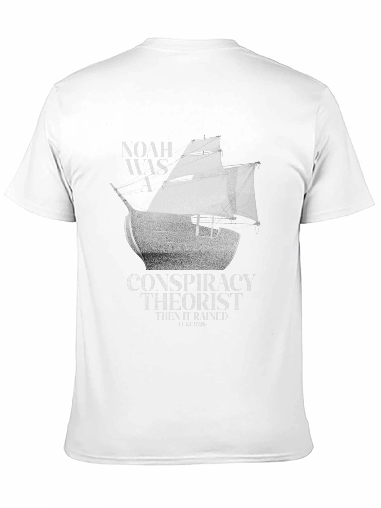 Noah Conspiracy Theorist Black T-Shirt