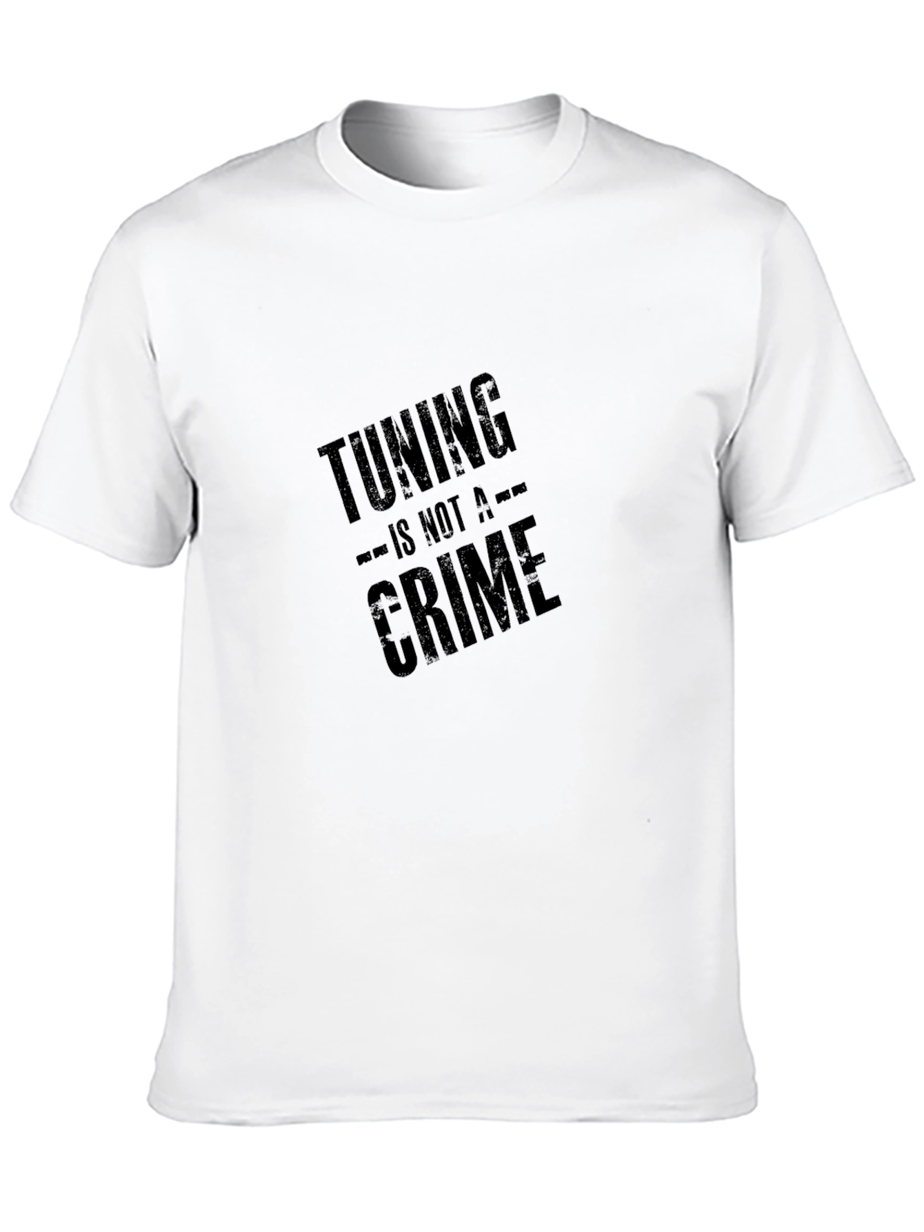 Tuning Is Not A Crime Black T-Shirt