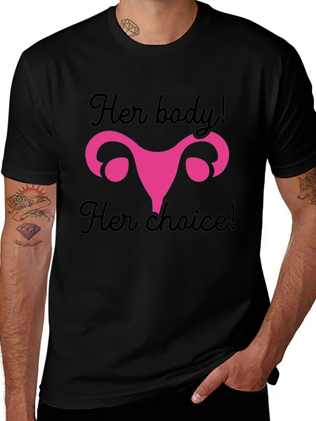 Her Body Her Choice T-Shirt - Pro Choice Activism
