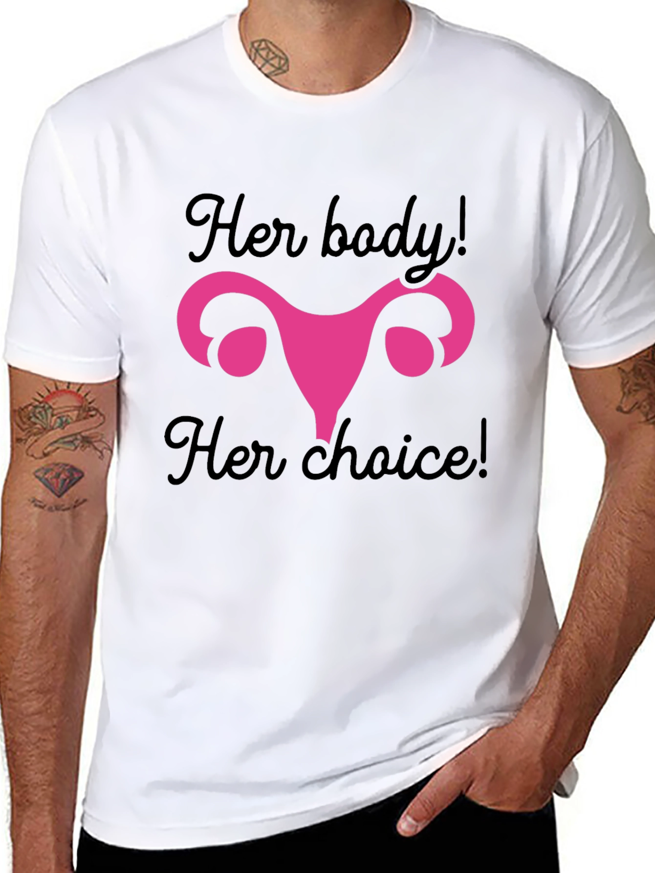 Her Body Her Choice T-Shirt - Pro Choice Activism