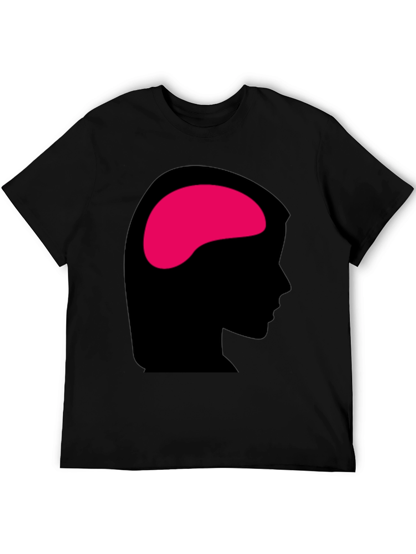Brainy Woman T-Shirt - Black Graphic Tee