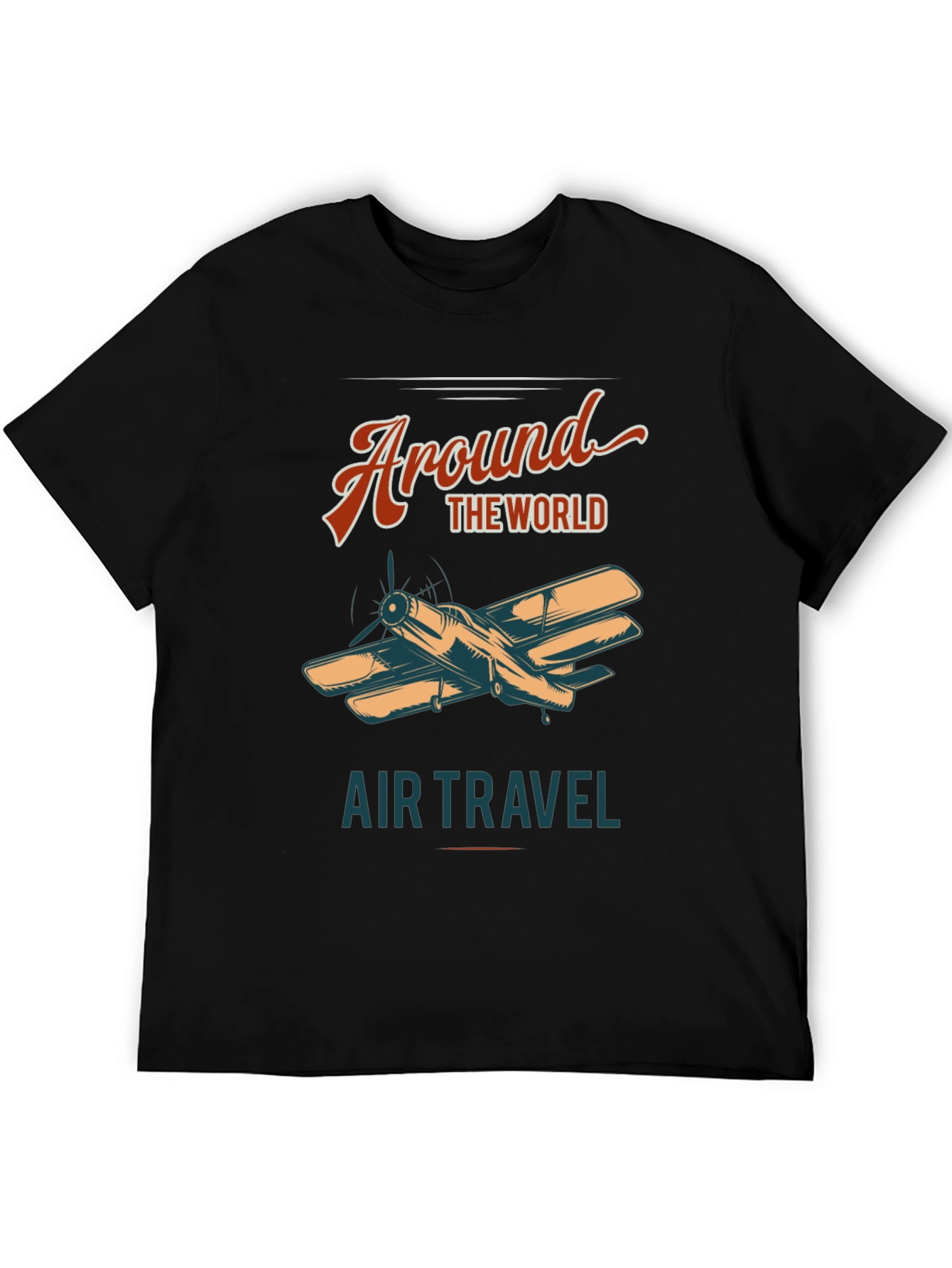 Around The World Air Travel Graphic Tee