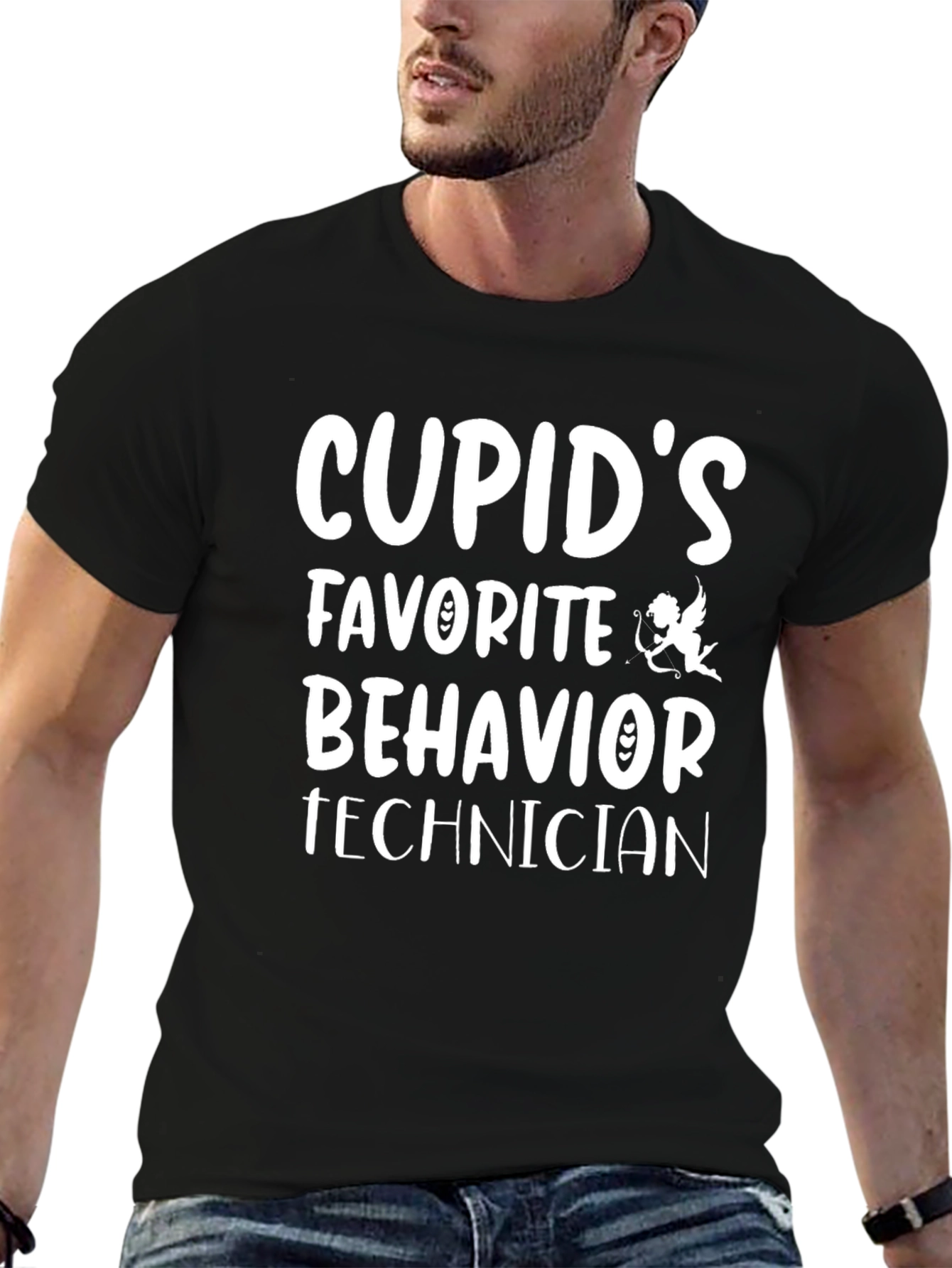 Cupids Favorite Behavior Technician Black T-Shirt