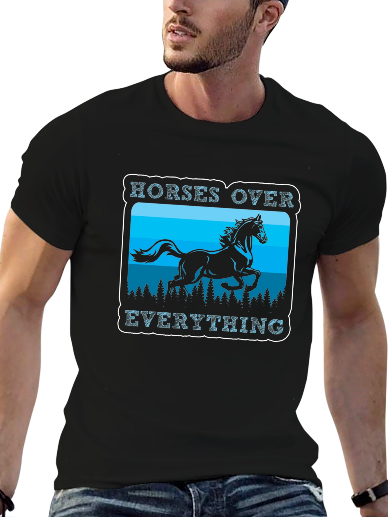 Horses Over Everything Graphic Tee