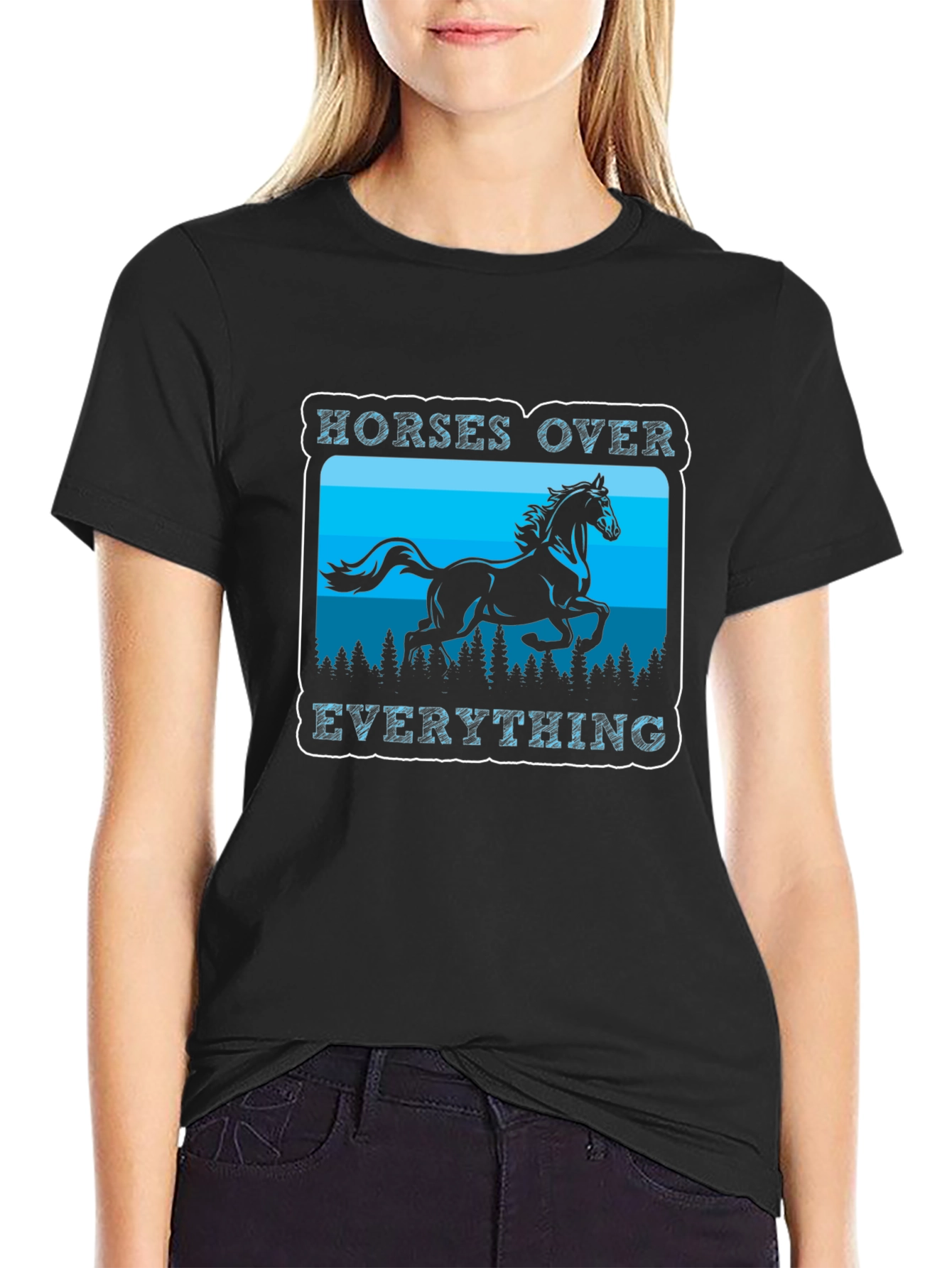 Horses Over Everything Graphic Tee