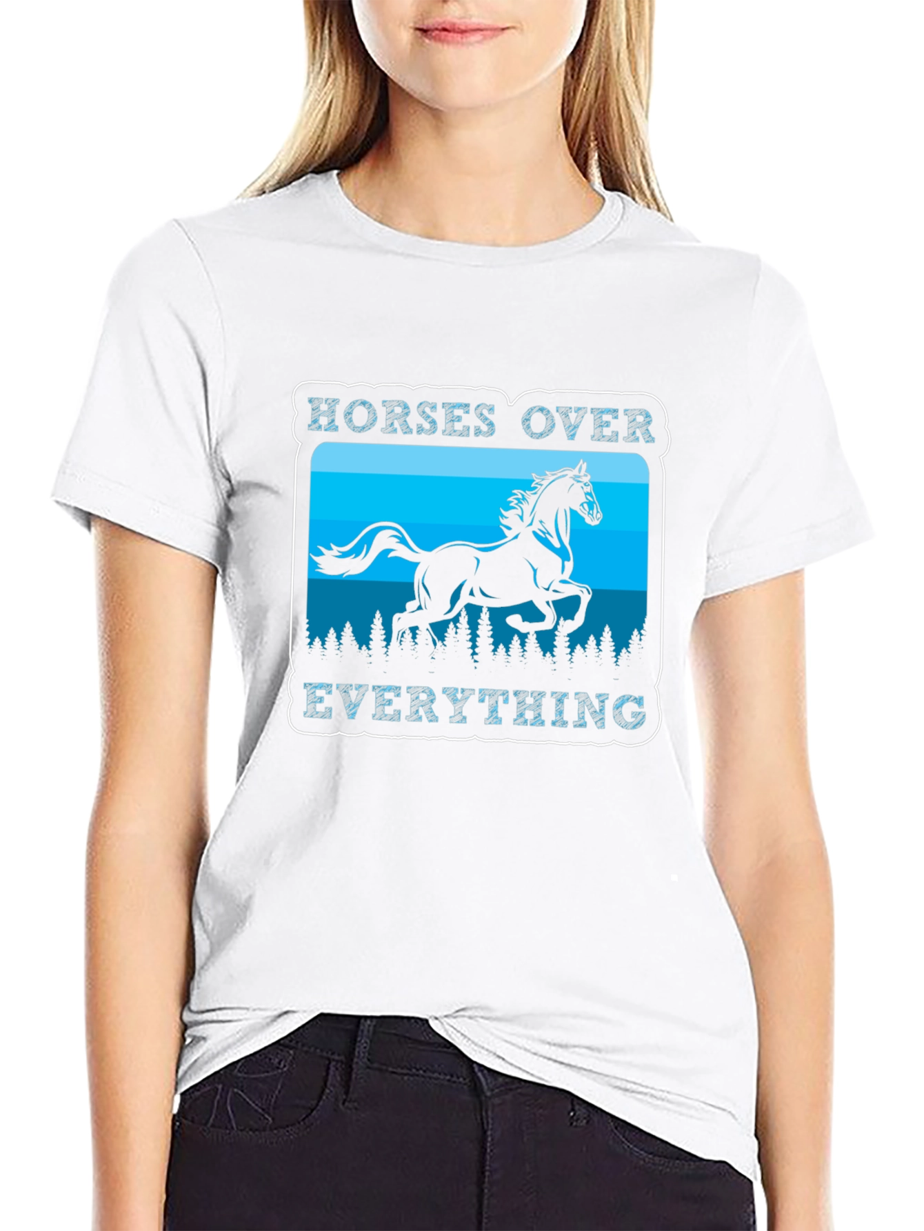 Horses Over Everything Graphic Tee