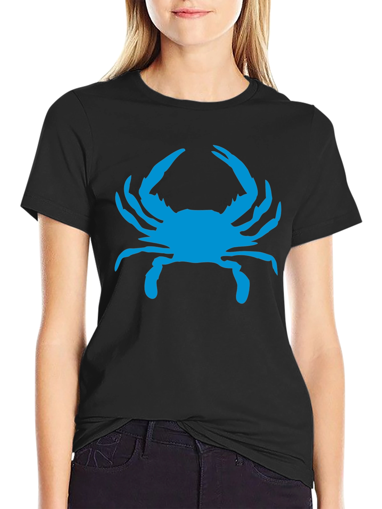 Blue Crab Graphic Tee - Stylish & Unique!